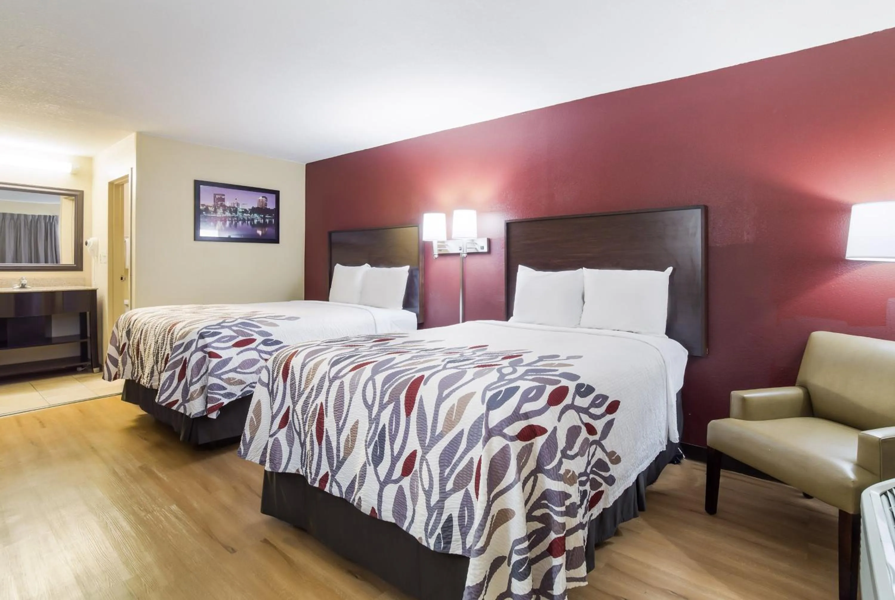 Deluxe Room with Two Double Beds Smoking in Red Roof Inn Augusta – Washington Road