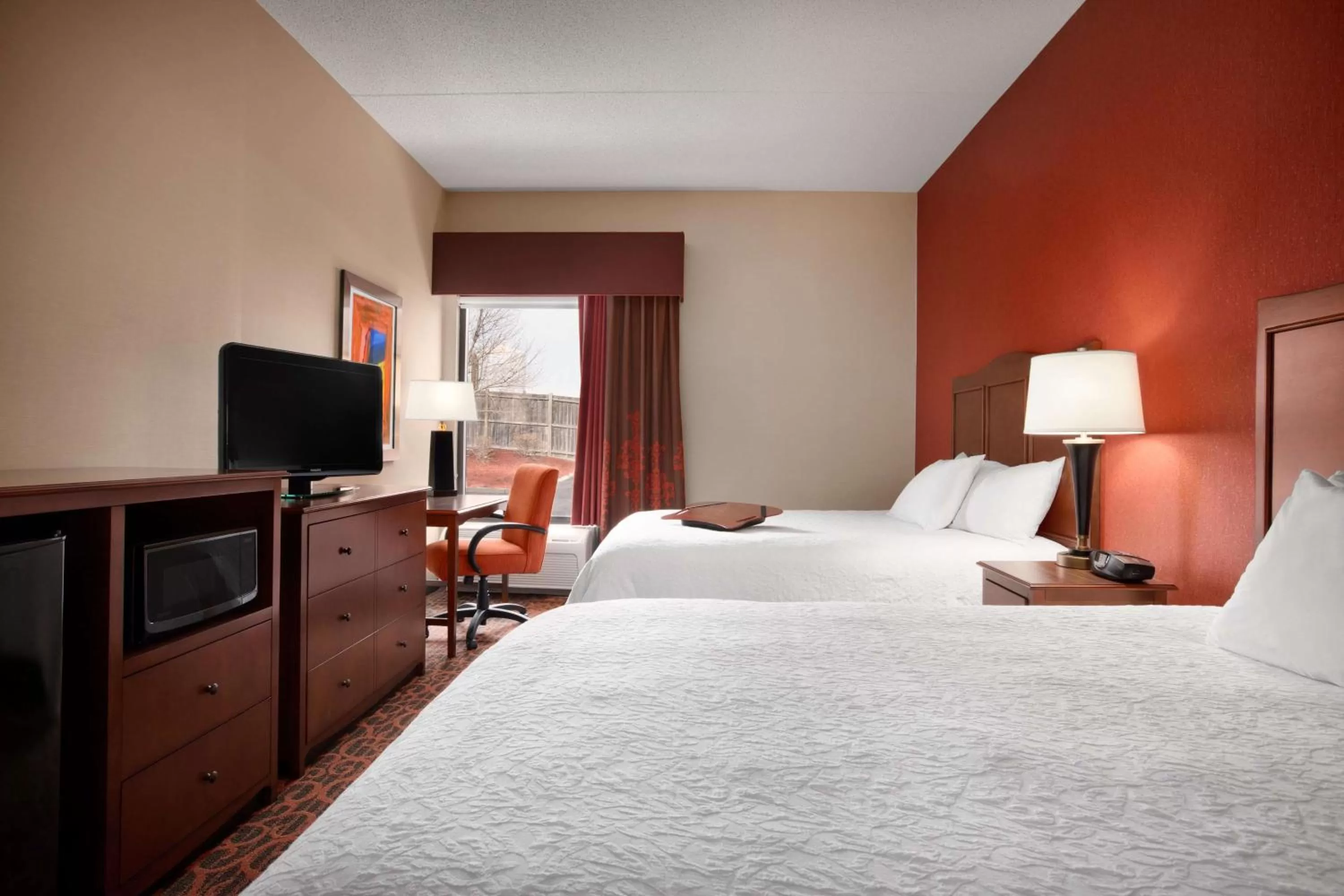 Queen Room with Two Queen Beds - Mobility Access/Non-Smoking in Hampton Inn Boston/Braintree