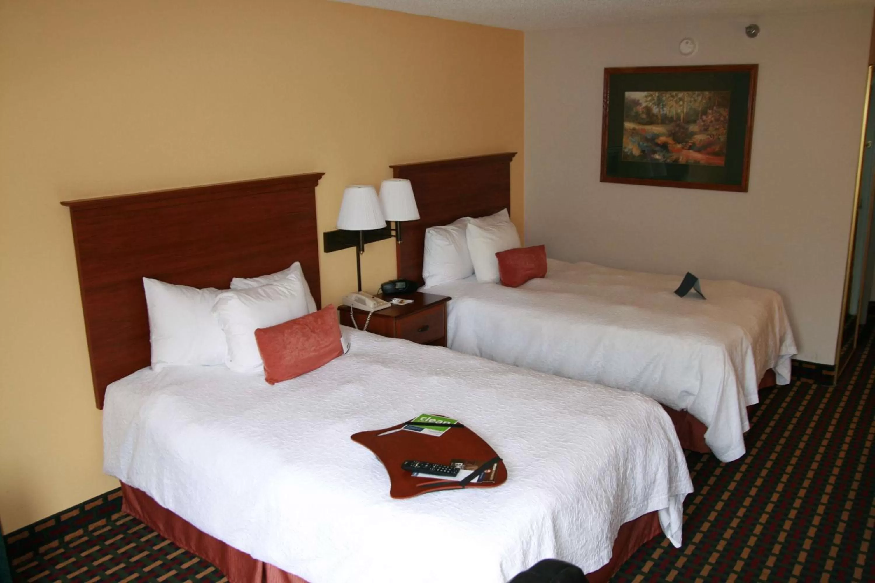 Room with Two Queen Beds - Non-Smoking in Hampton Inn Laurinburg