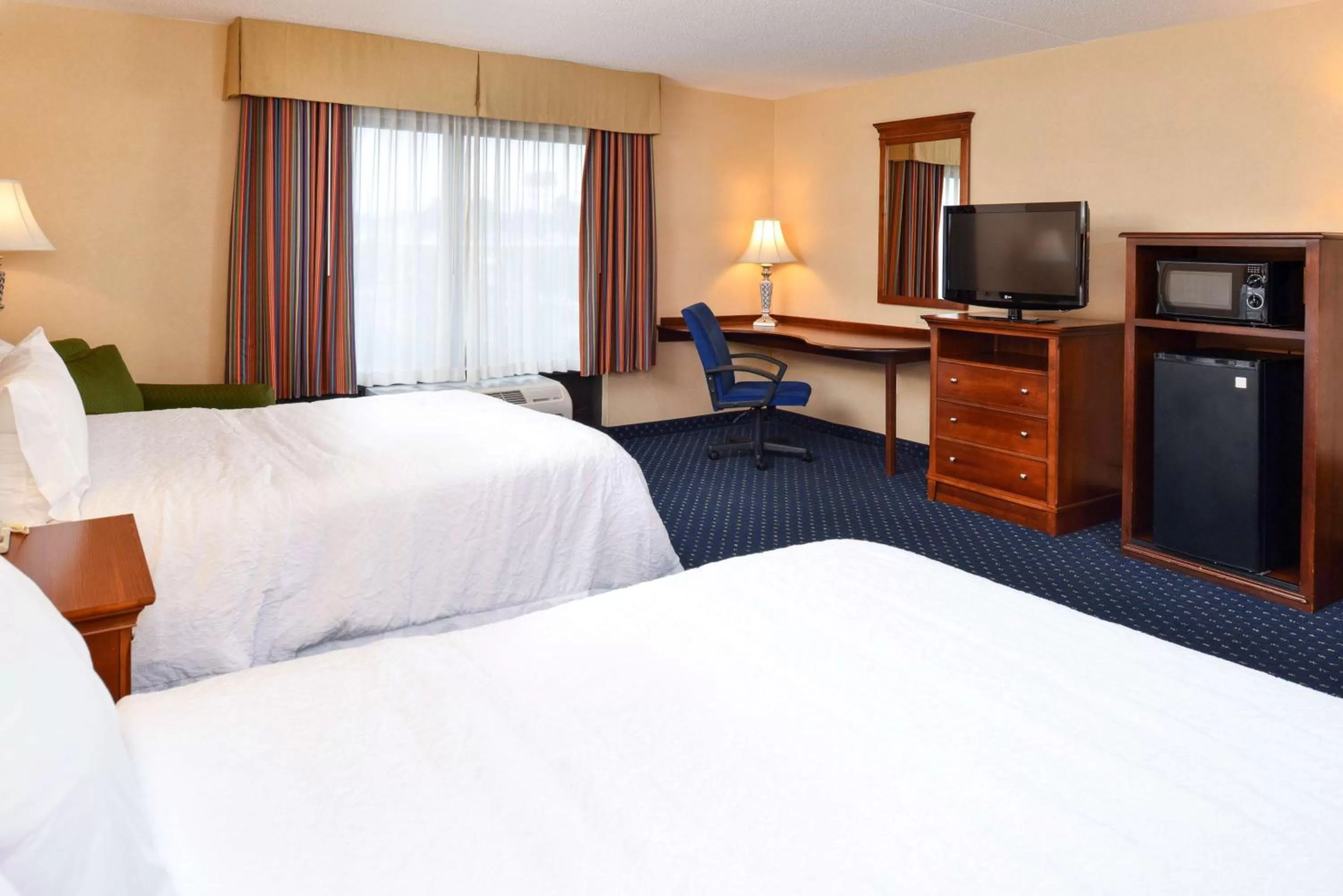 Double Room with Two Double Beds - Disability Access in Hampton Inn and Suites Fredericksburg South