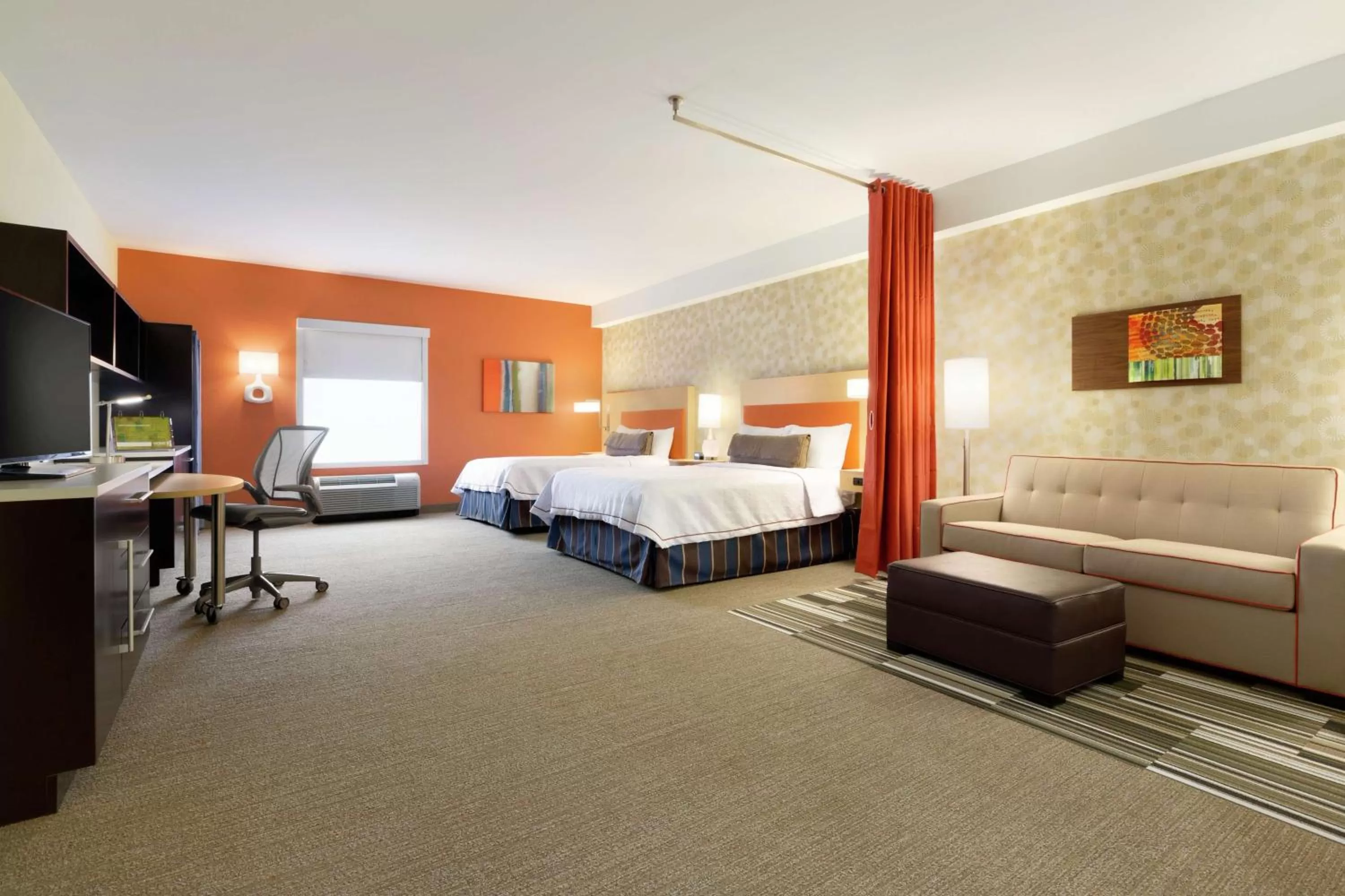 Queen Studio with Two Queen Beds - Mobility and Hearing Access/Non-Smoking in Home2 Suites by Hilton Stillwater