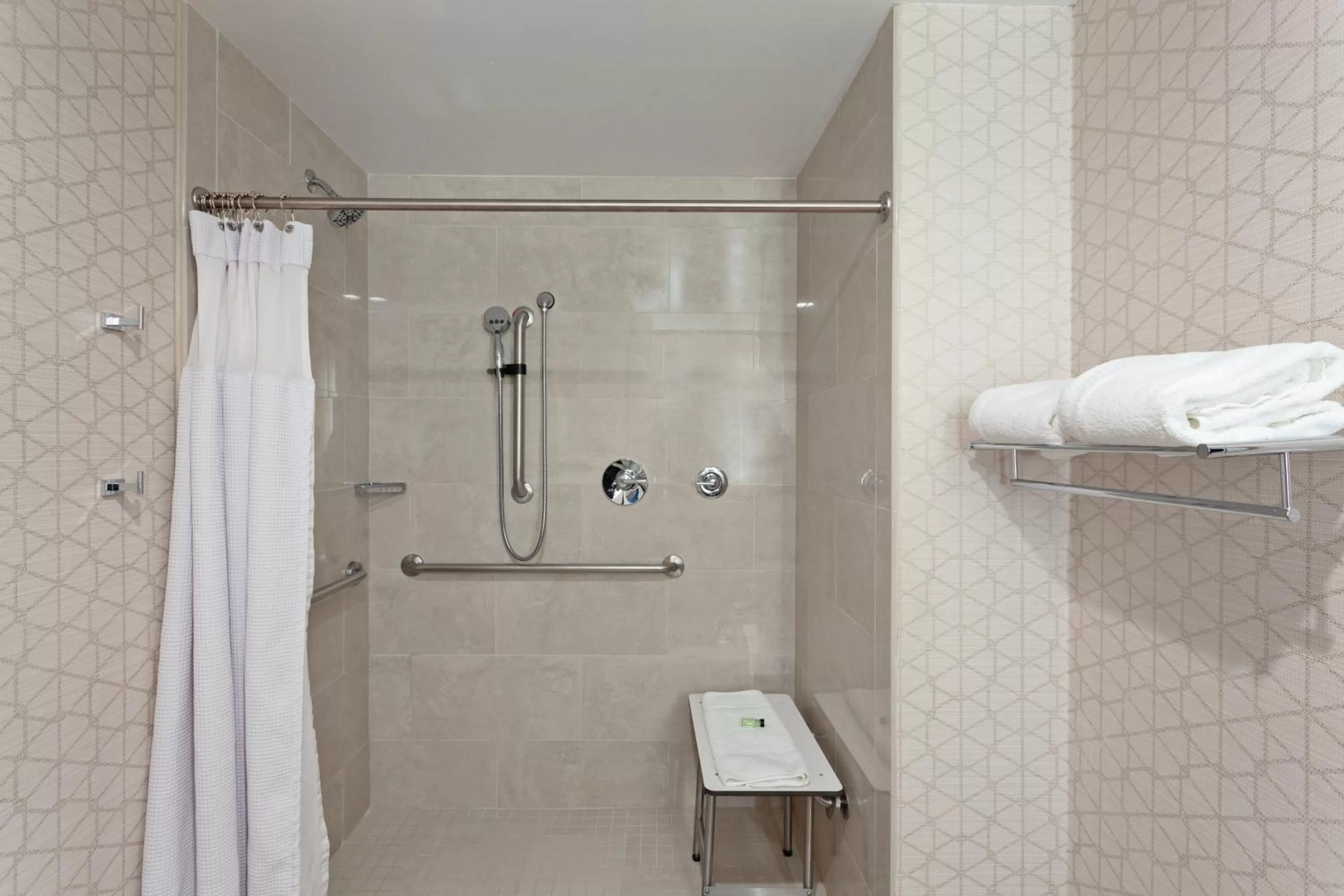 Standard King Room with Mobility Accessible Roll-In Shower in Crowne Plaza Silicon Valley North - Union City by IHG