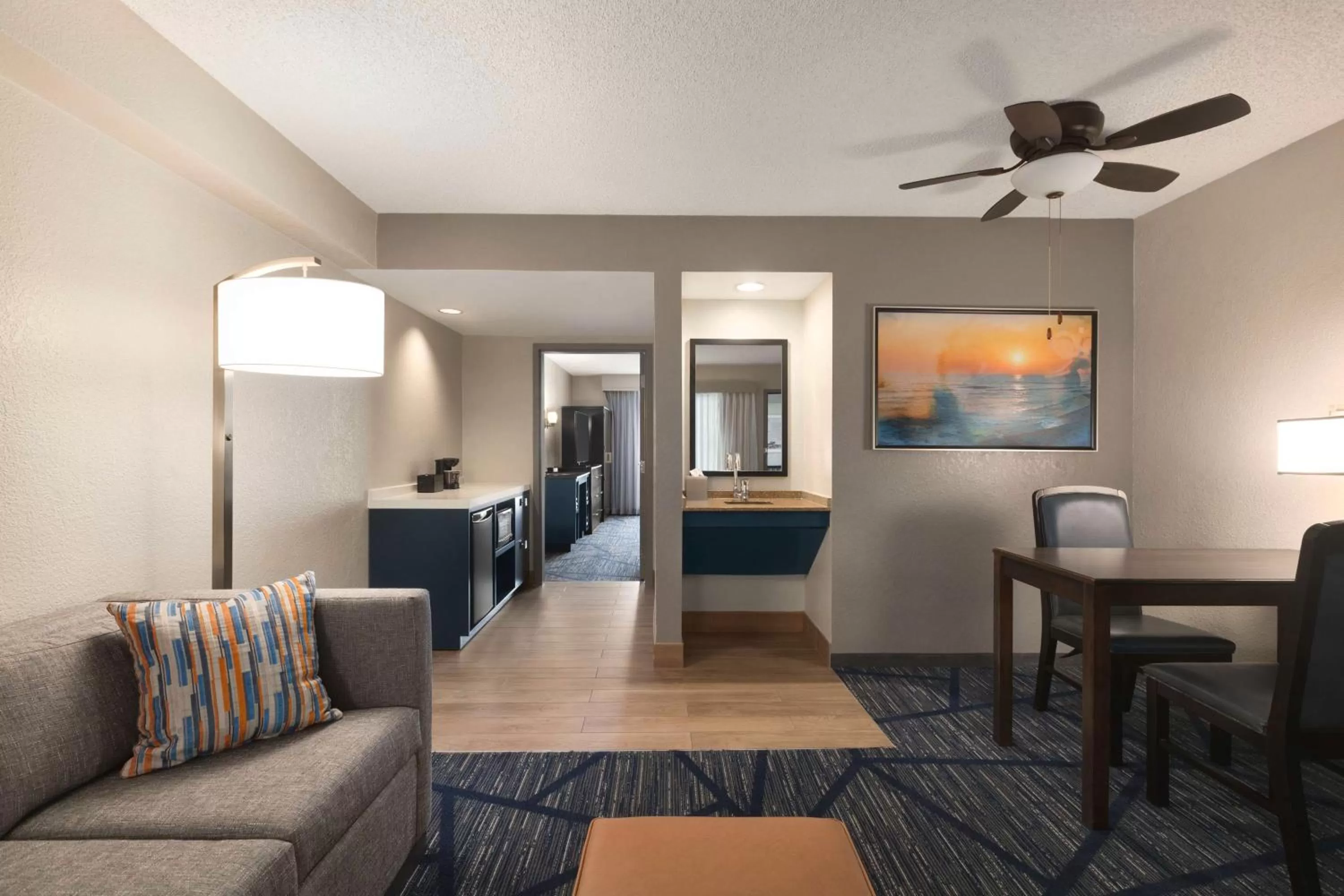 King Suite with Roll-In Shower - Mobility and Hearing Access in Embassy Suites by Hilton Miami International Airport