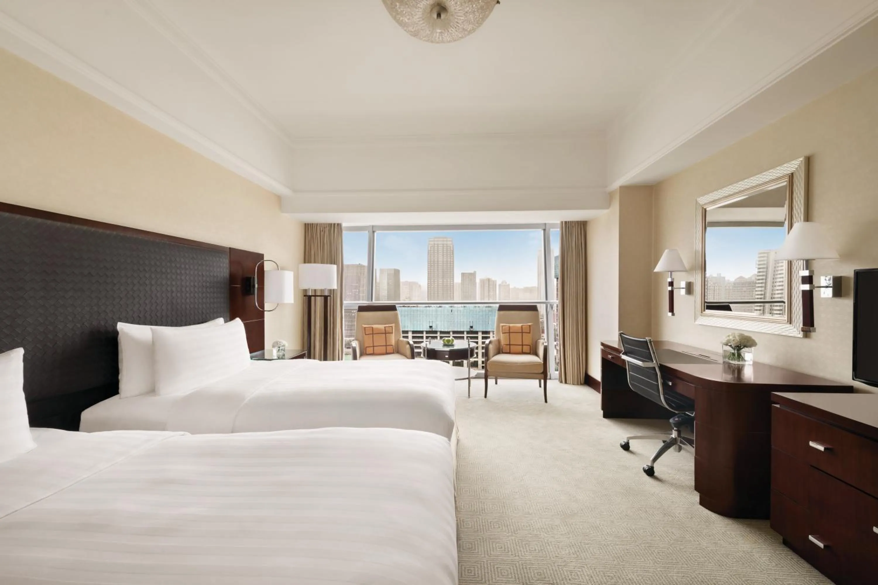 Deluxe Twin Room with Garden View in Shangri-La Xian