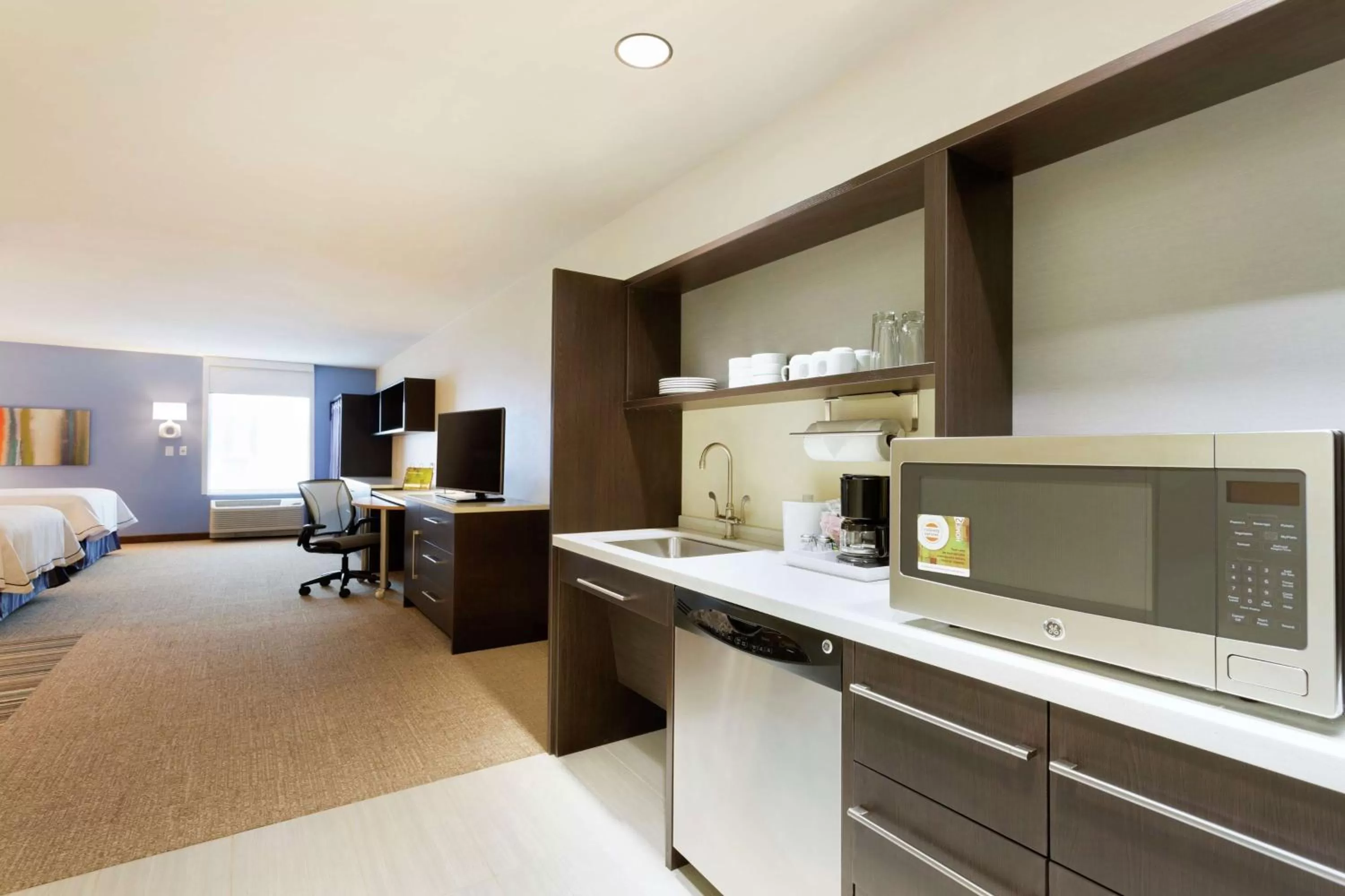 Queen Studio with Two Queen Beds - Disability Access/Non-Smoking in Home2 Suites by Hilton Midland