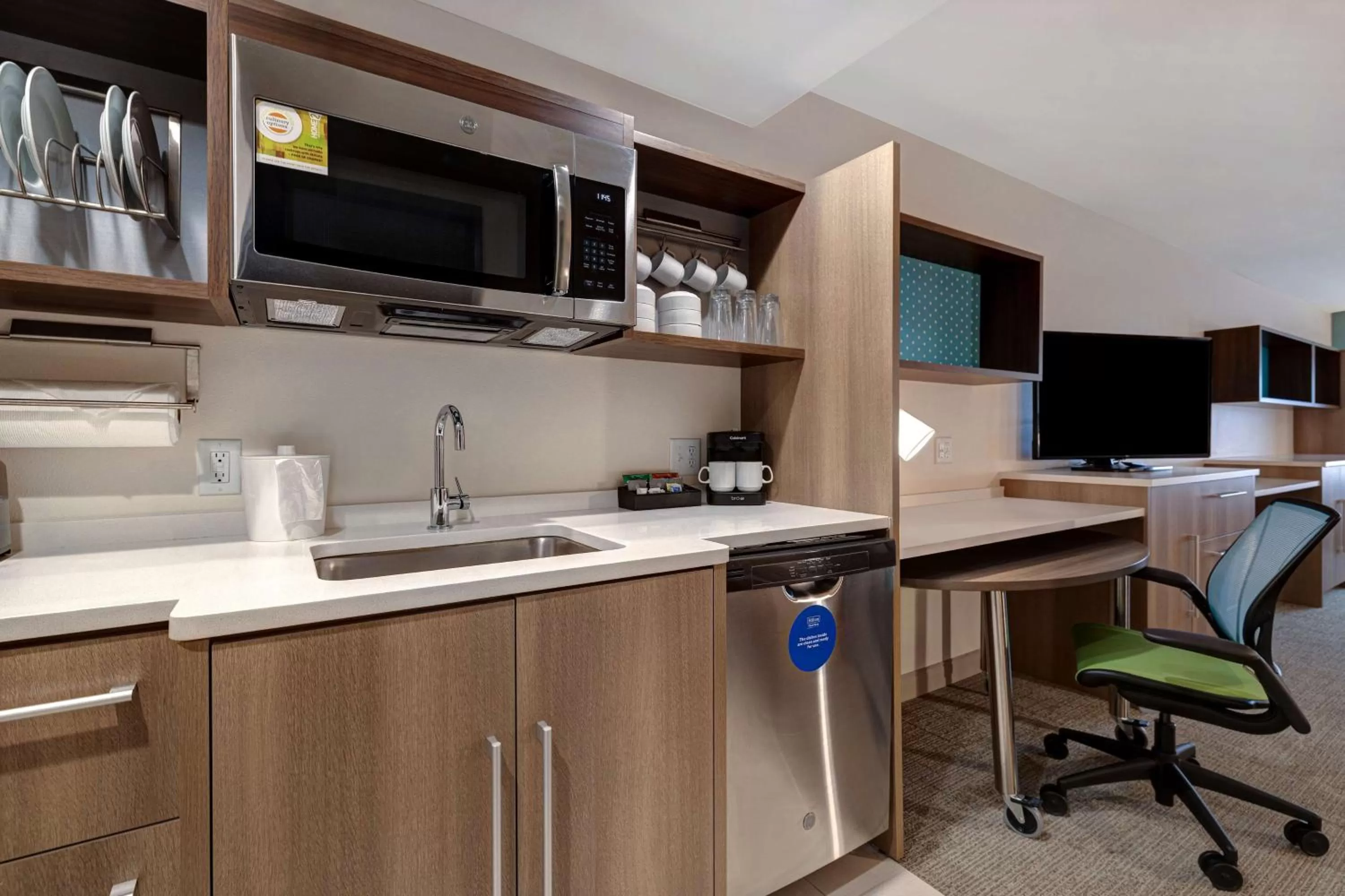 Queen Studio with Two Queen Beds - Hearing Accessible/Non-Smoking in Home2 Suites By Hilton DeKalb