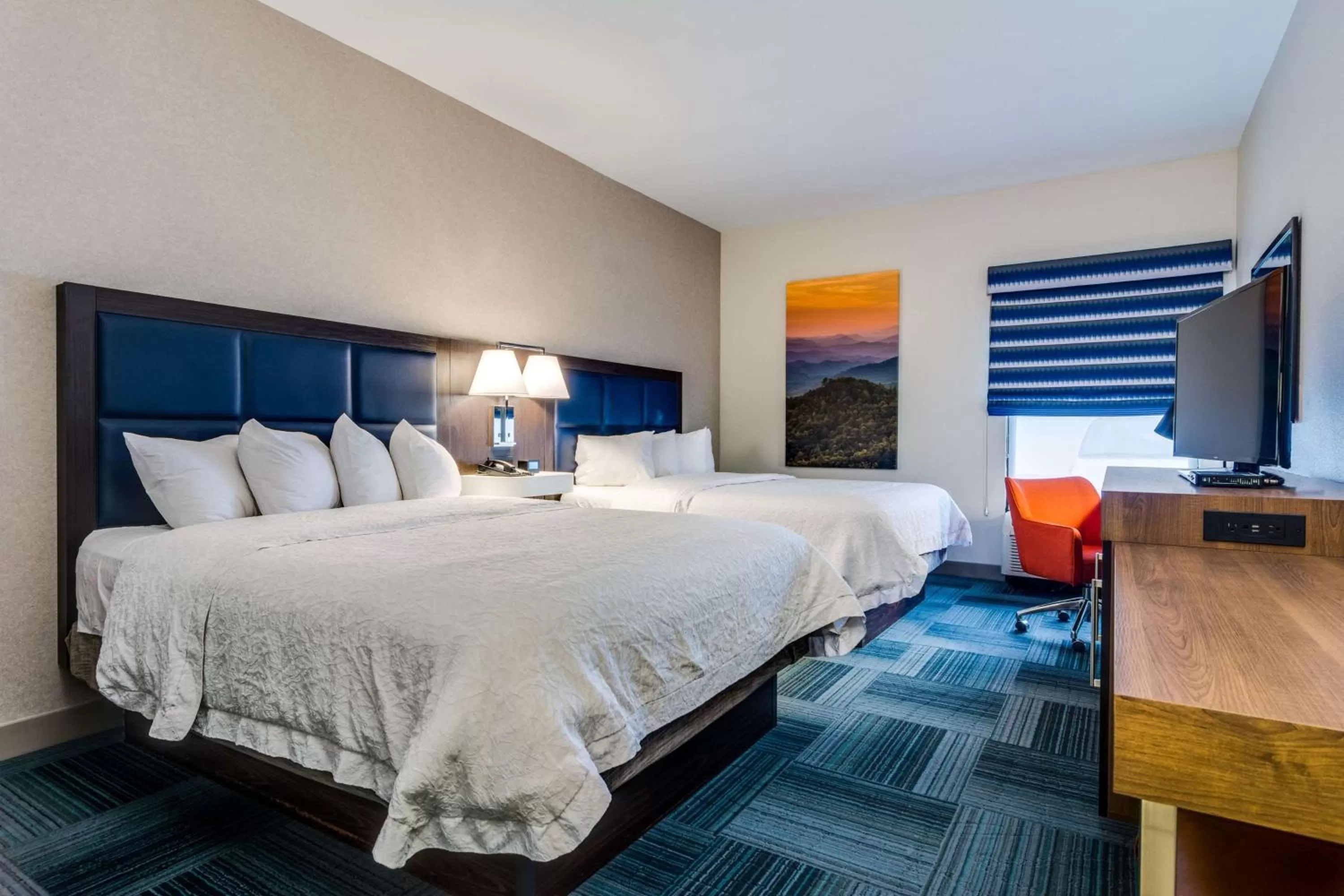 Room with Two Queen Beds - Non-Smoking in Hampton Inn Johnson City