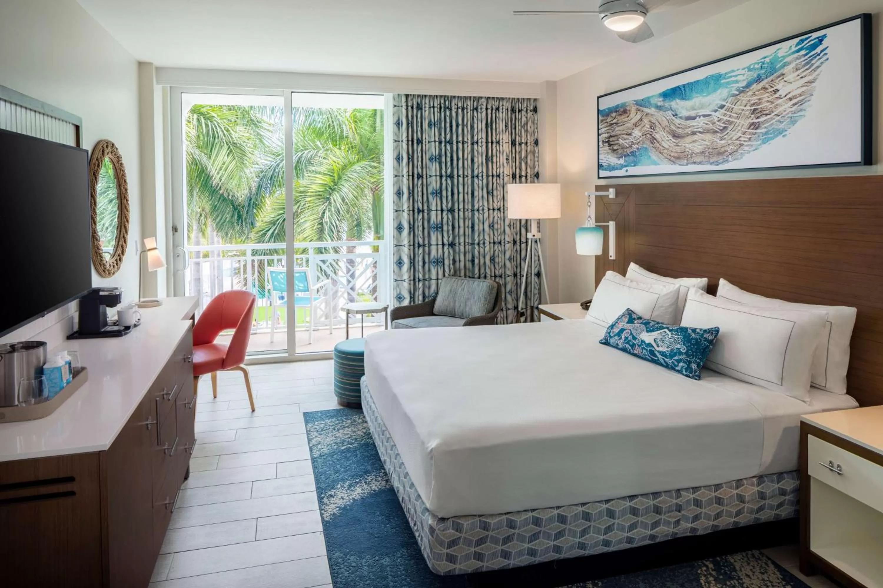 King Room with Resort View in The Reach Key West, Curio Collection by Hilton