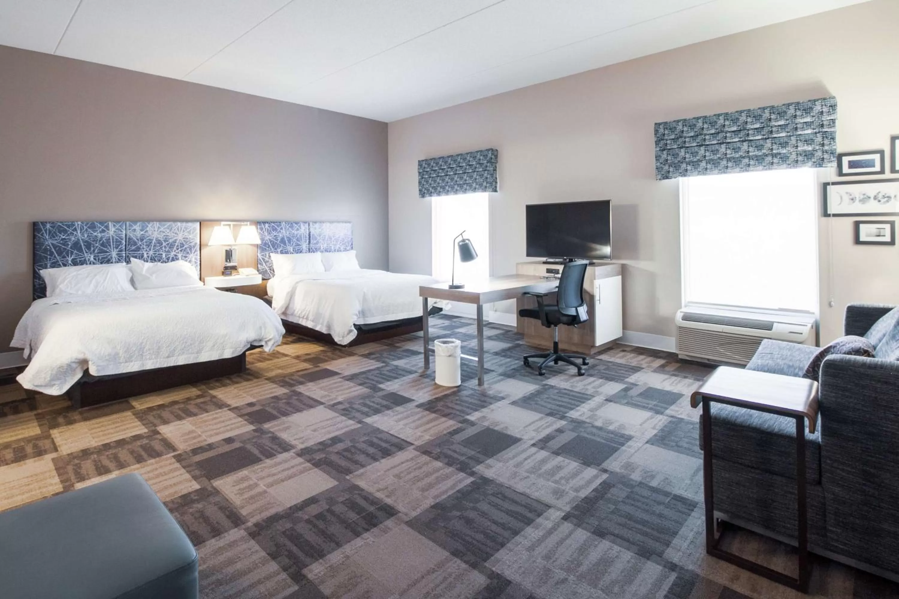 Queen Studio Suite with Two Queen Beds - Non-Smoking in Hampton Inn & Suites Huntsville Hampton Cove