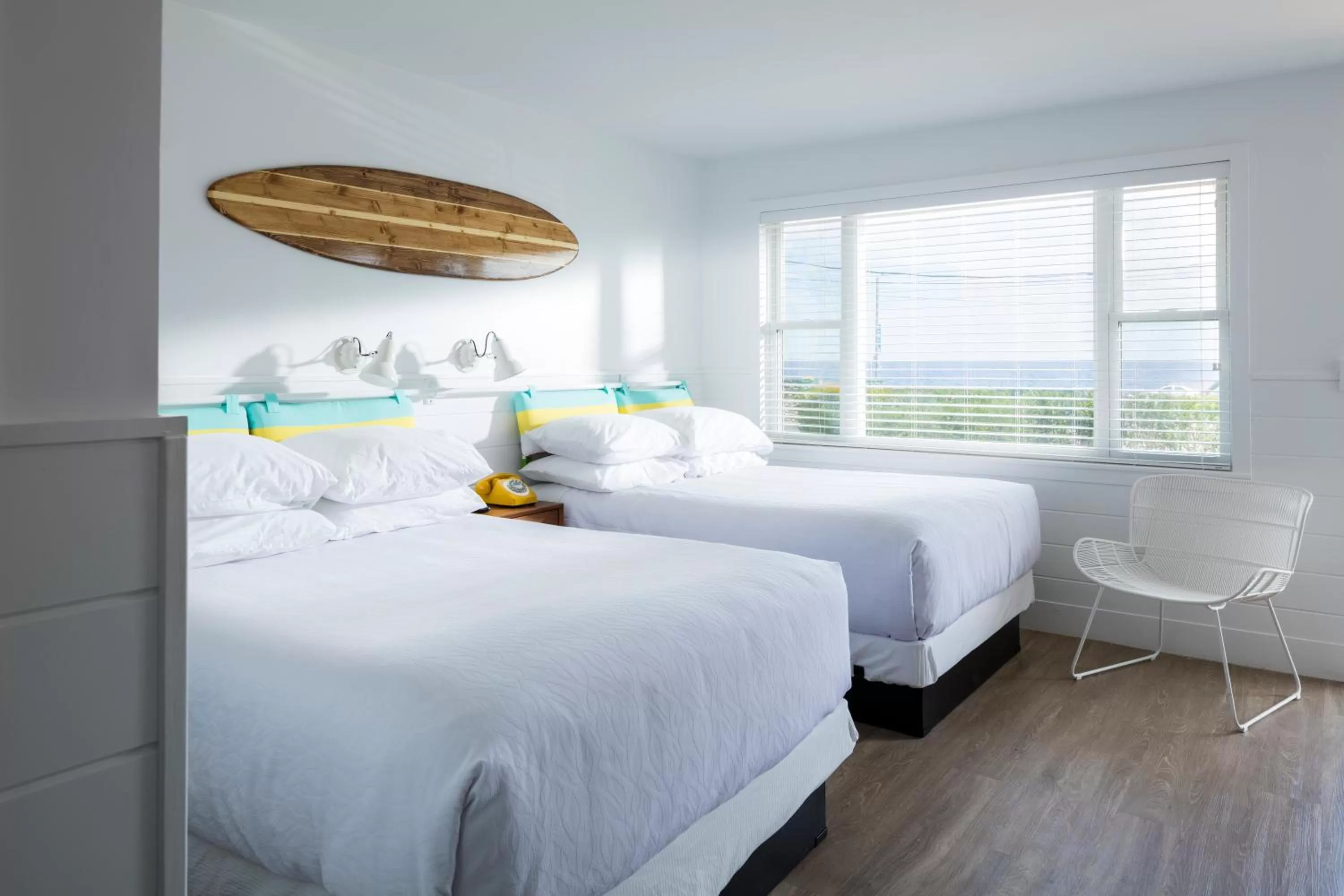Double Room with Two Double Beds in The Shore House