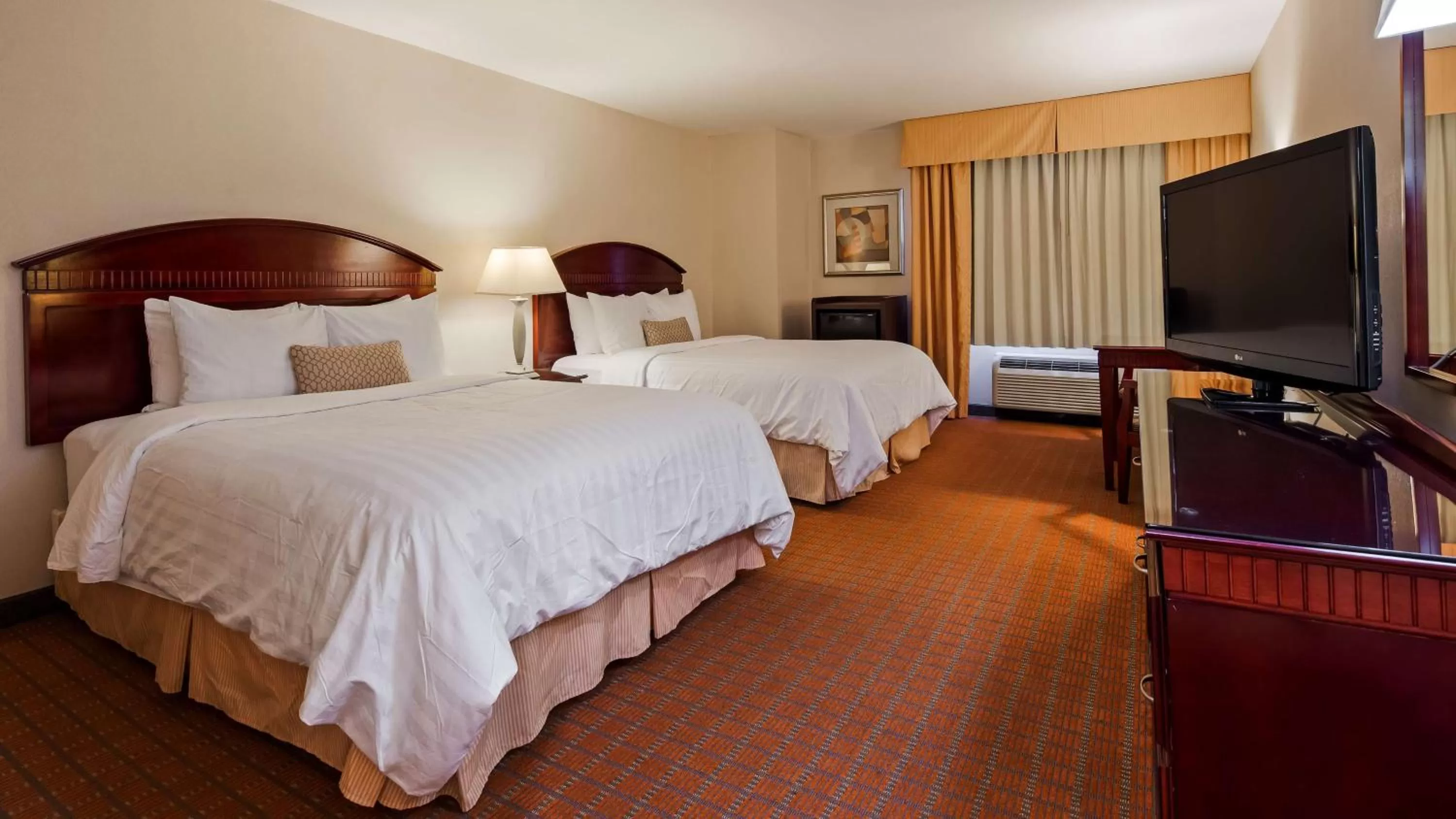 Queen Room with Two Queen Beds and Roll-In Shower - Disability Access in Best Western Plus West Covina Inn