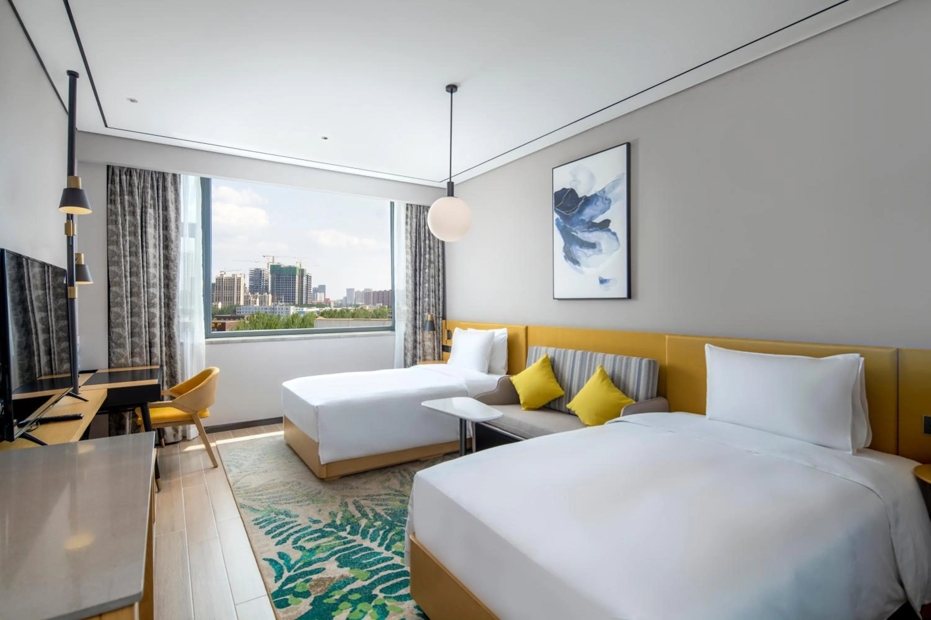 Twin Room in Hilton Garden Inn Changchun Economic Development Zone