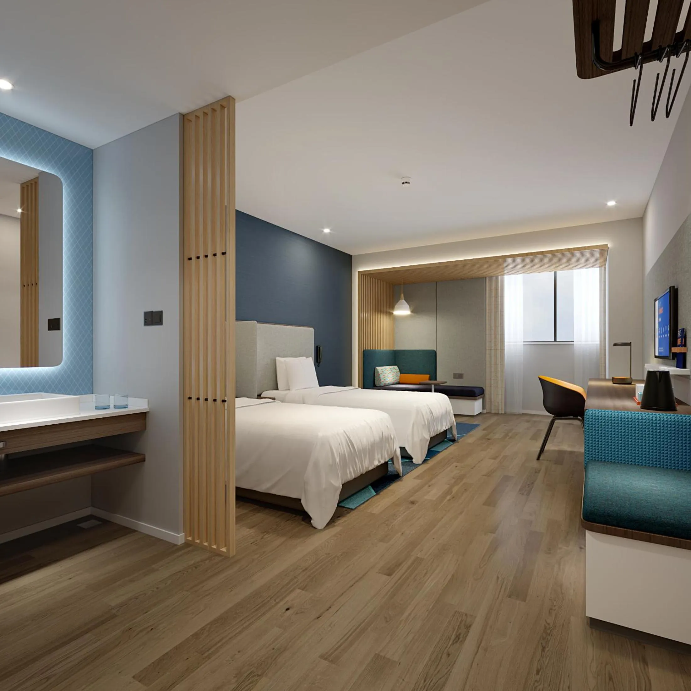 Standard Room with Two Single Beds in Holiday Inn Express Chongqing Airport Zone by IHG