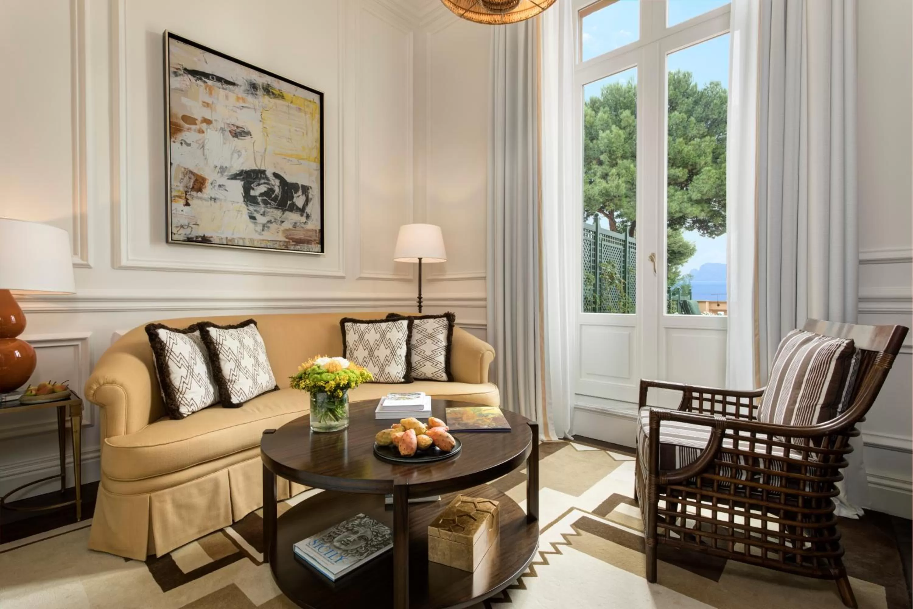 Deluxe Suite with Sea View in Rocco Forte Villa Igiea