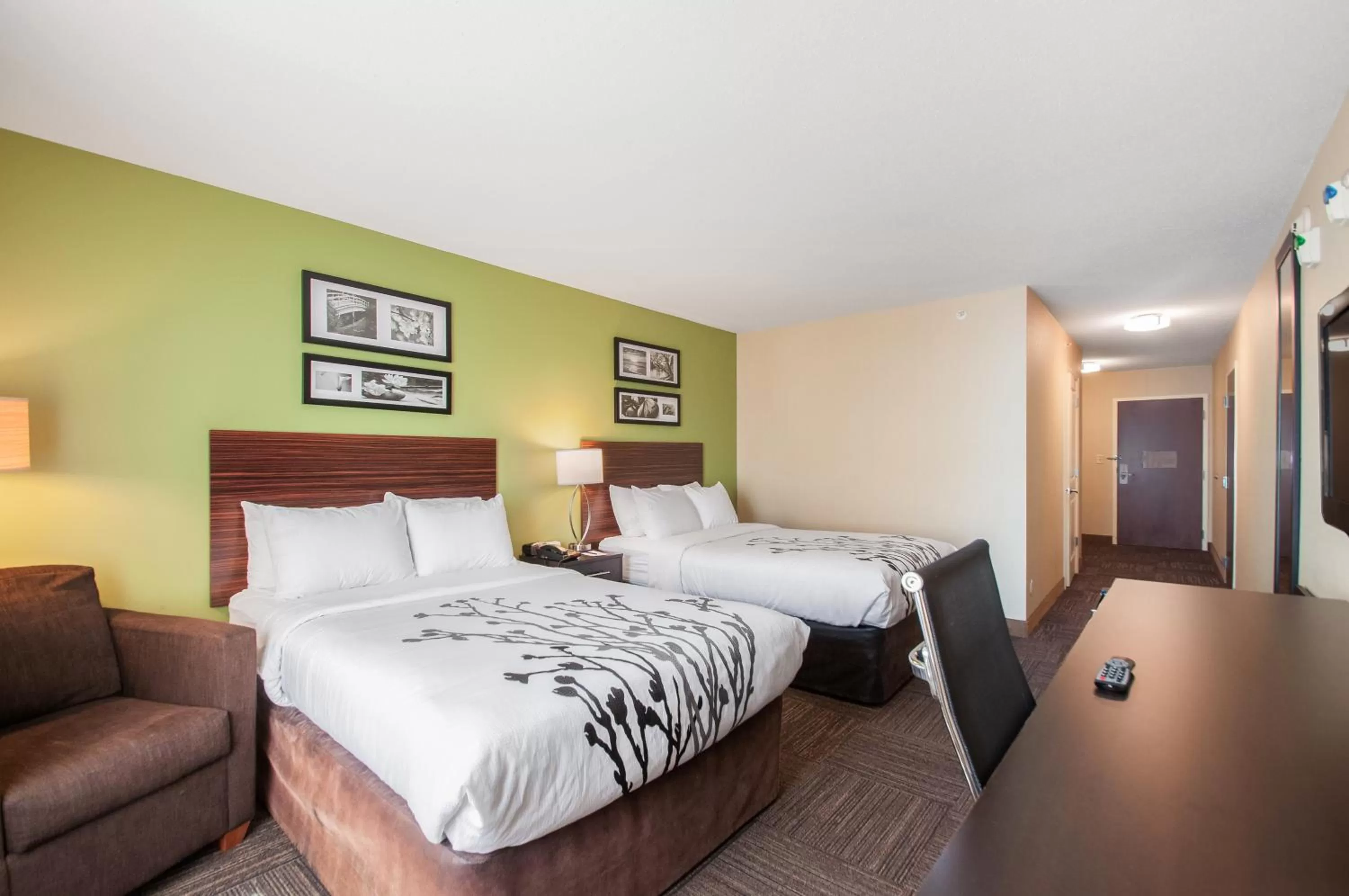 Double Room with Two Double Beds - Accessible/Non-Smoking in Sleep Inn & Suites Dover University Area