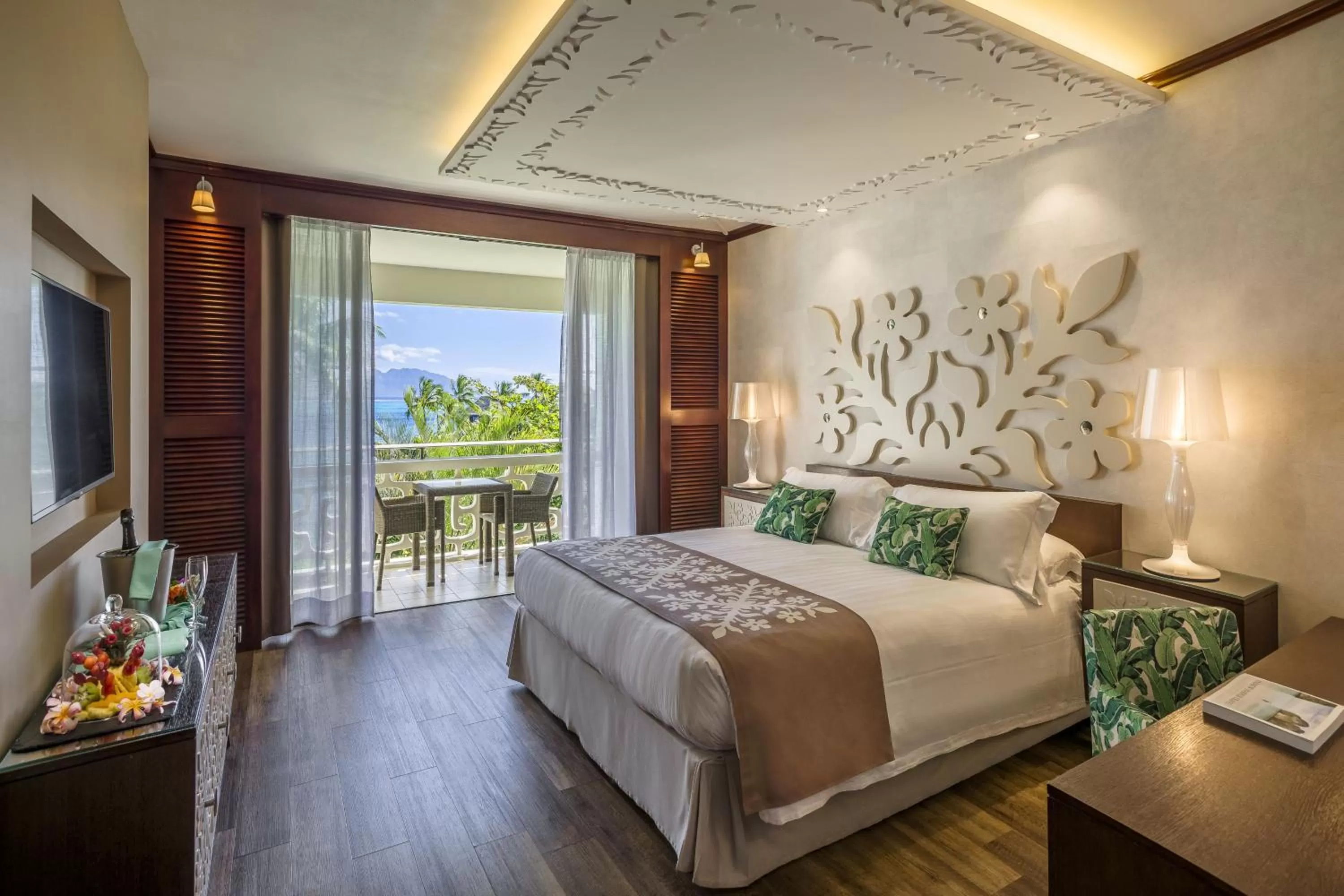 Classic King Room with Ocean & Moorea View - Top Floor in InterContinental Tahiti Resort & Spa by IHG