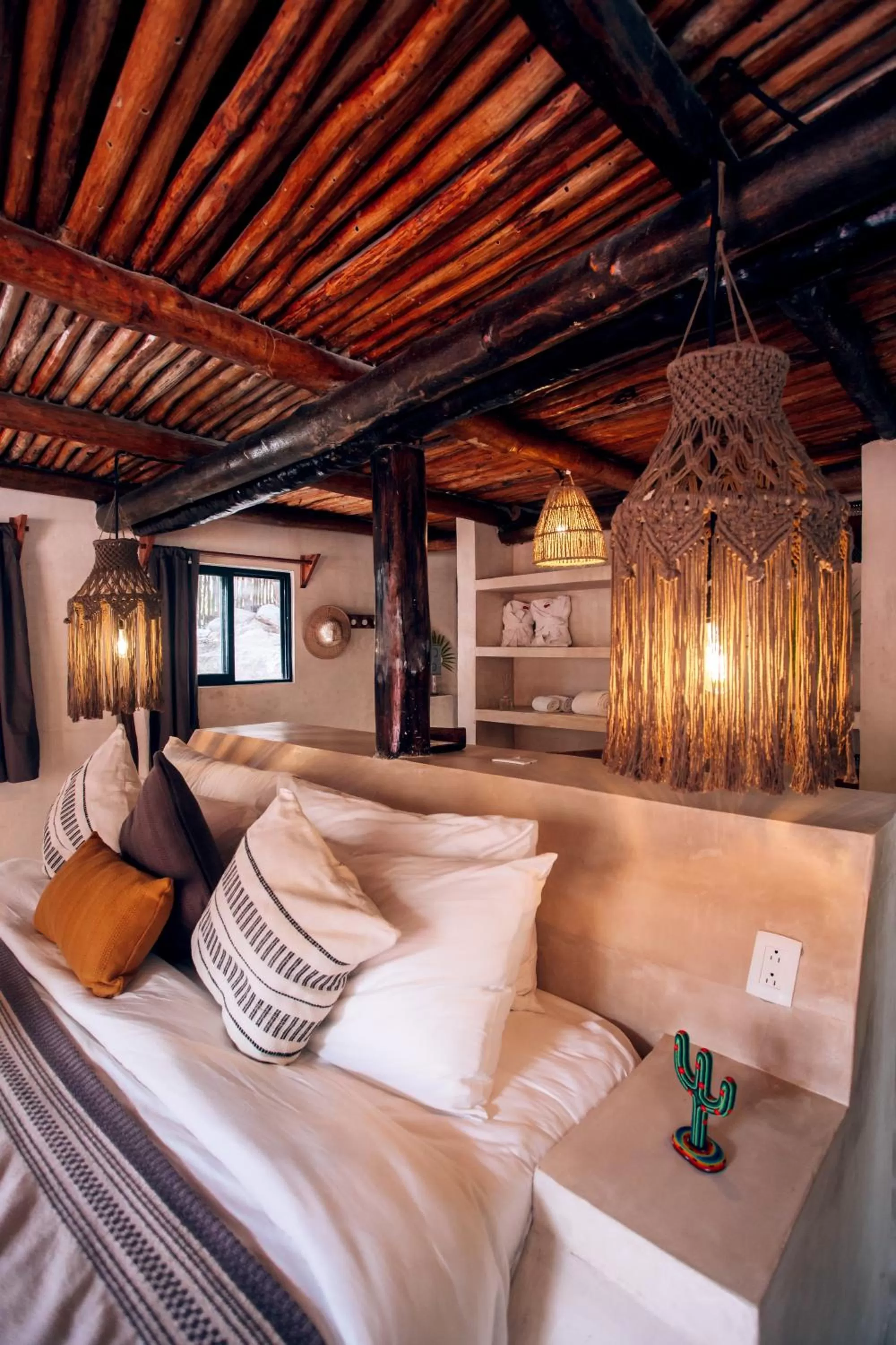 Bedroom in Ikal Tulum Hotel