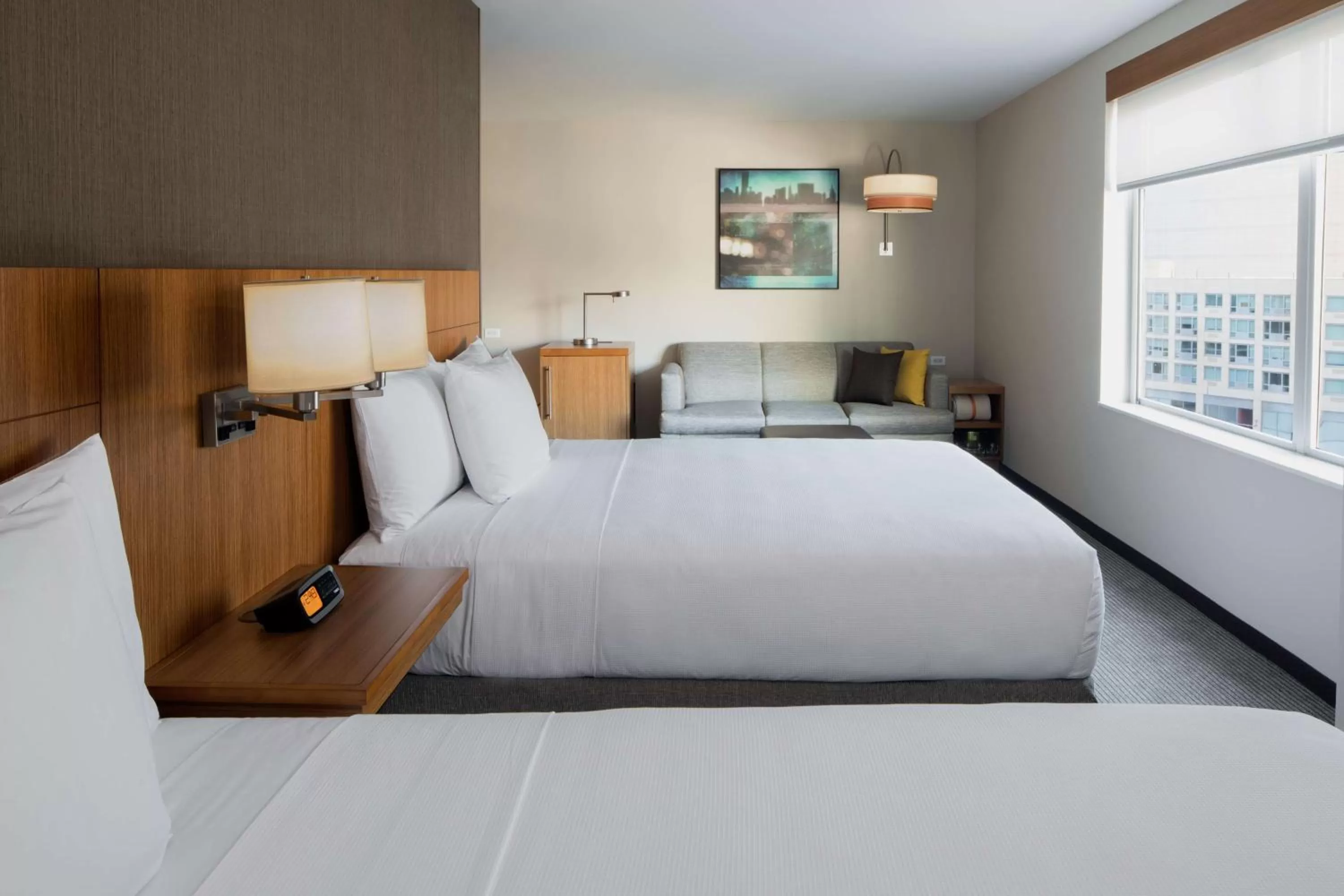 Queen Room with Two Queen Beds and Sofa Bed - High Floor in Hyatt Place Long Island City