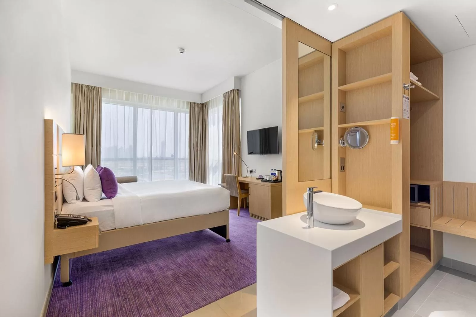Non-Smoking - Superior Corner Double Room in Premier Inn Dubai Ibn Battuta Mall