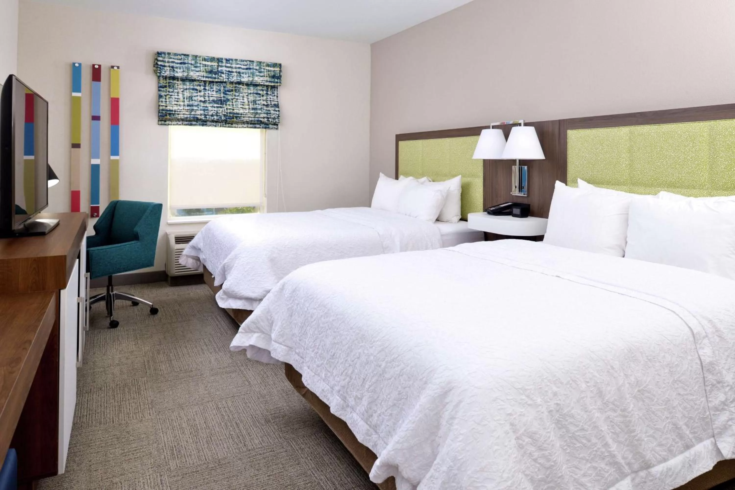 Queen Room with Two Queen Beds - Hearing Access/Non-Smoking in Hampton Inn and Suites Port Aransas