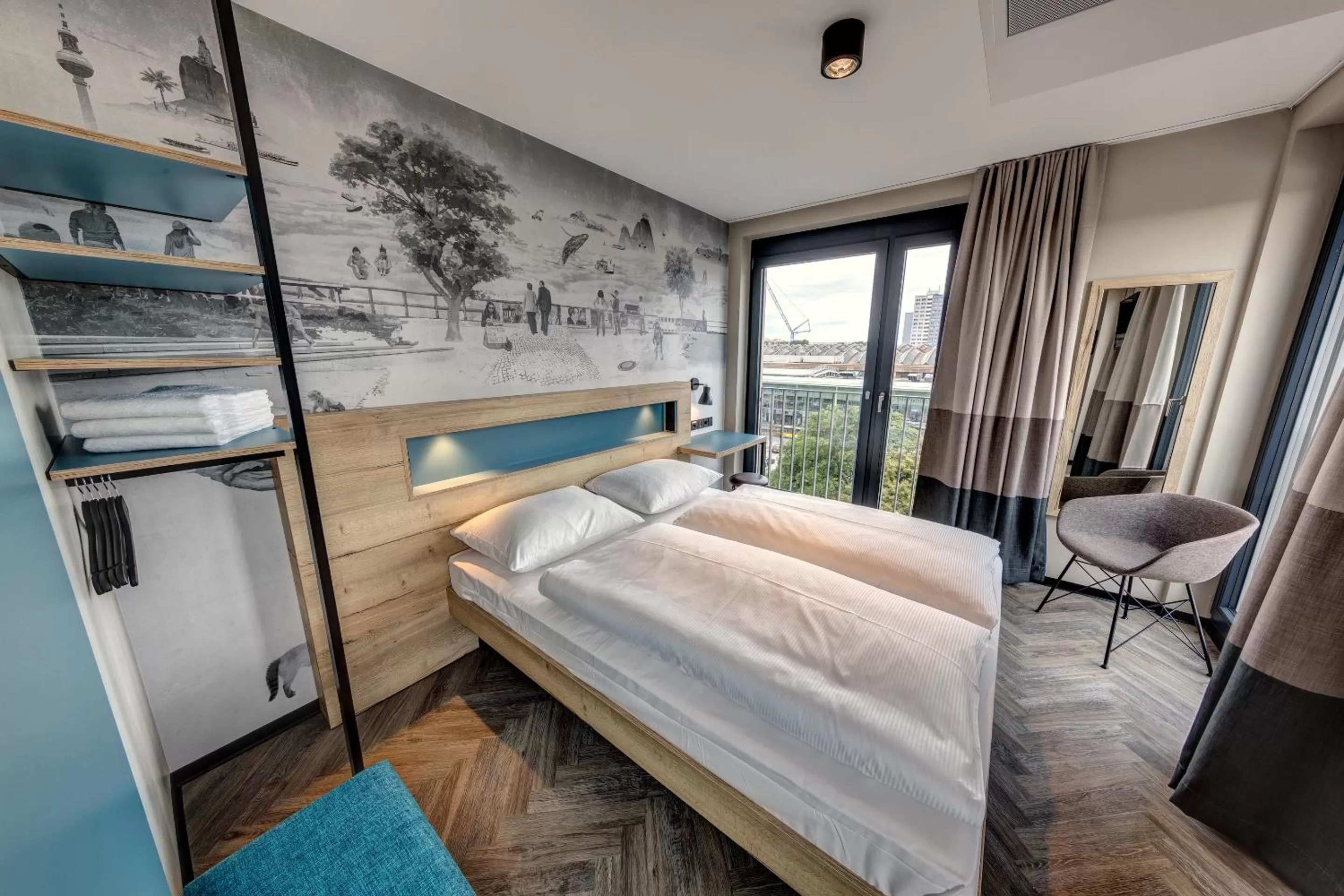 Double or Twin Room in Schulz Hotel Berlin Wall at the East Side Gallery