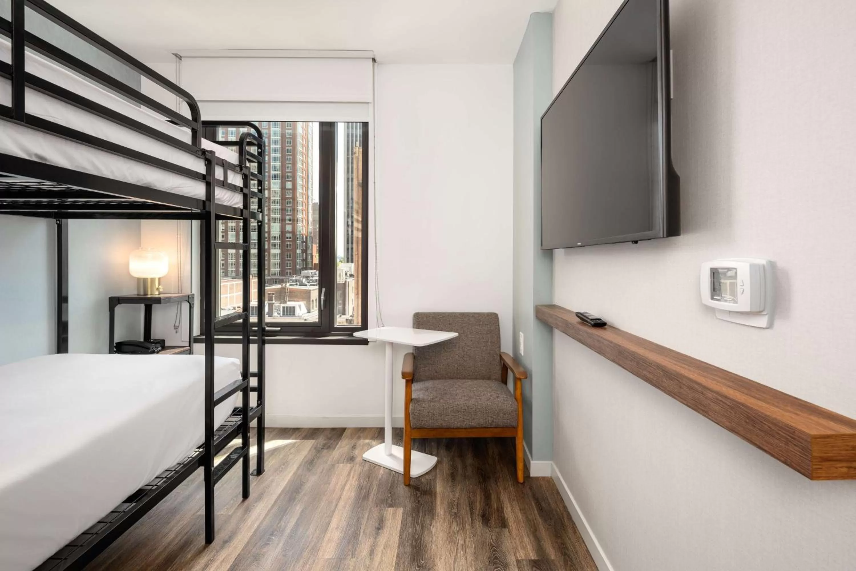 Twin Room with Bunk Beds - Mobility Accessible in Motto by Hilton Philadelphia Rittenhouse Square
