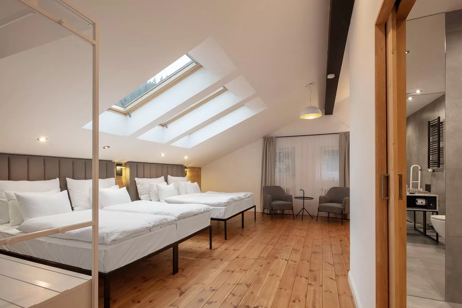 Superior Quadruple Room in Pytloun Wellness Hotel Harrachov