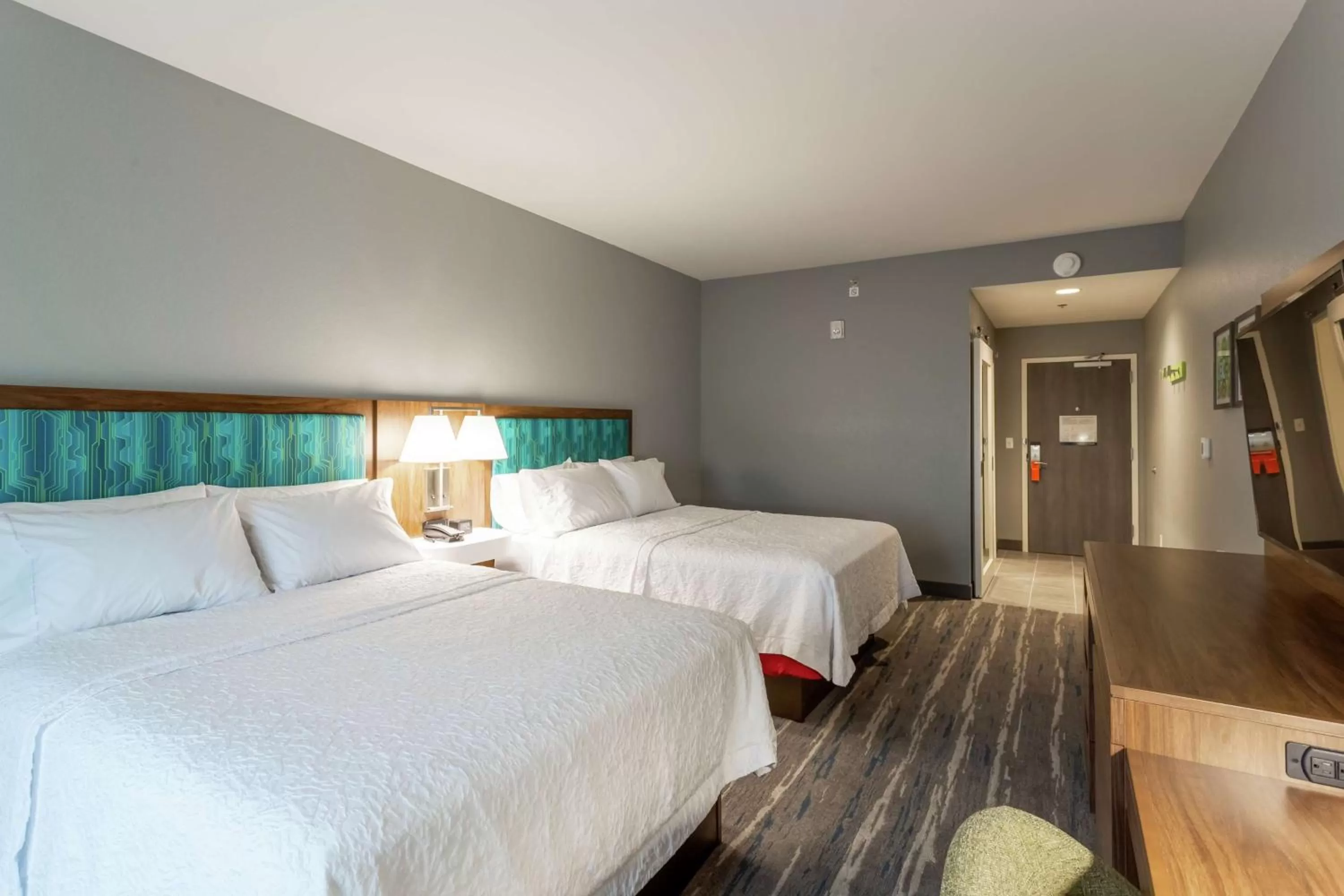 Queen Room with Two Queen Beds in Hampton Inn Madison, OH