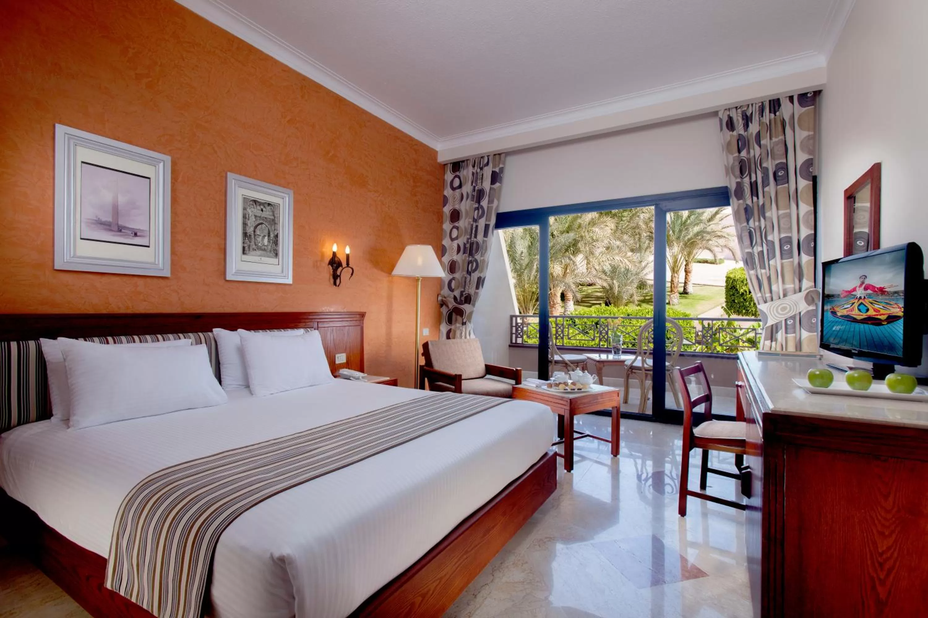 Standard Double or Twin Room with Garden View - single occupancy in Pharaoh Azur Resort