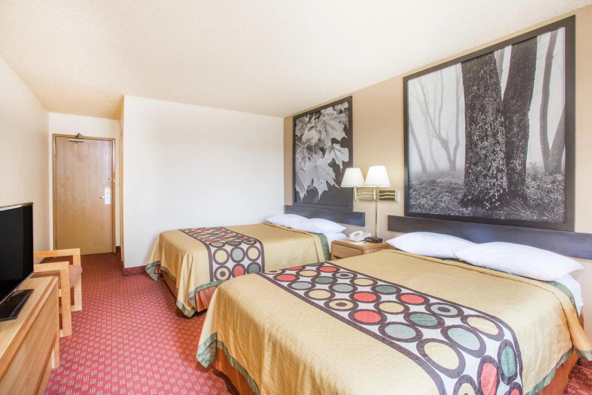 Deluxe Double Room with Two Double Beds - Non-Smoking in Super 8 by Wyndham Lexington VA