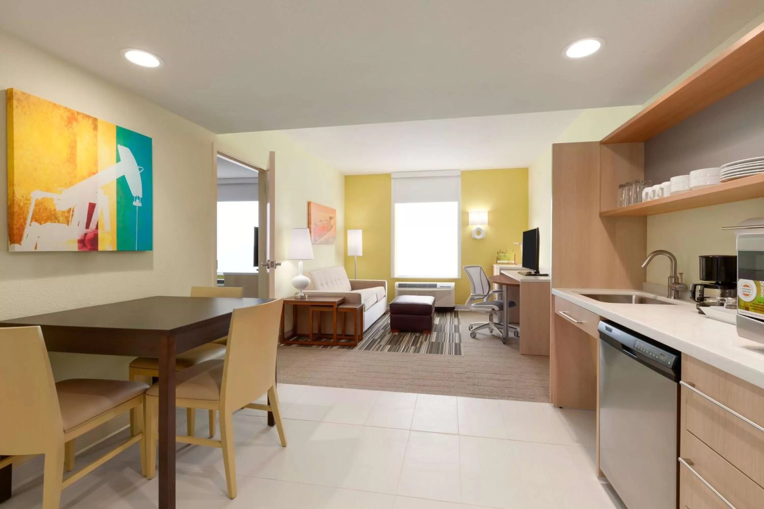 One-Bedroom King Suite - Mobility Accessible in Home2 Suites by Hilton Gillette
