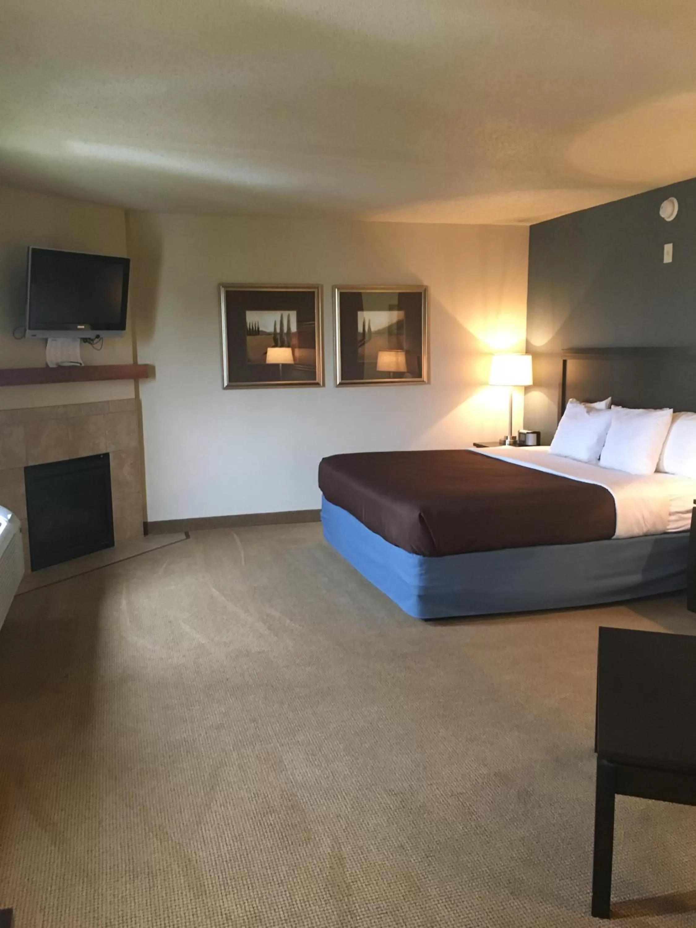 Premier King Studio Suite with Jetted Tub - Non-Smoking in AmericInn by Wyndham Monmouth