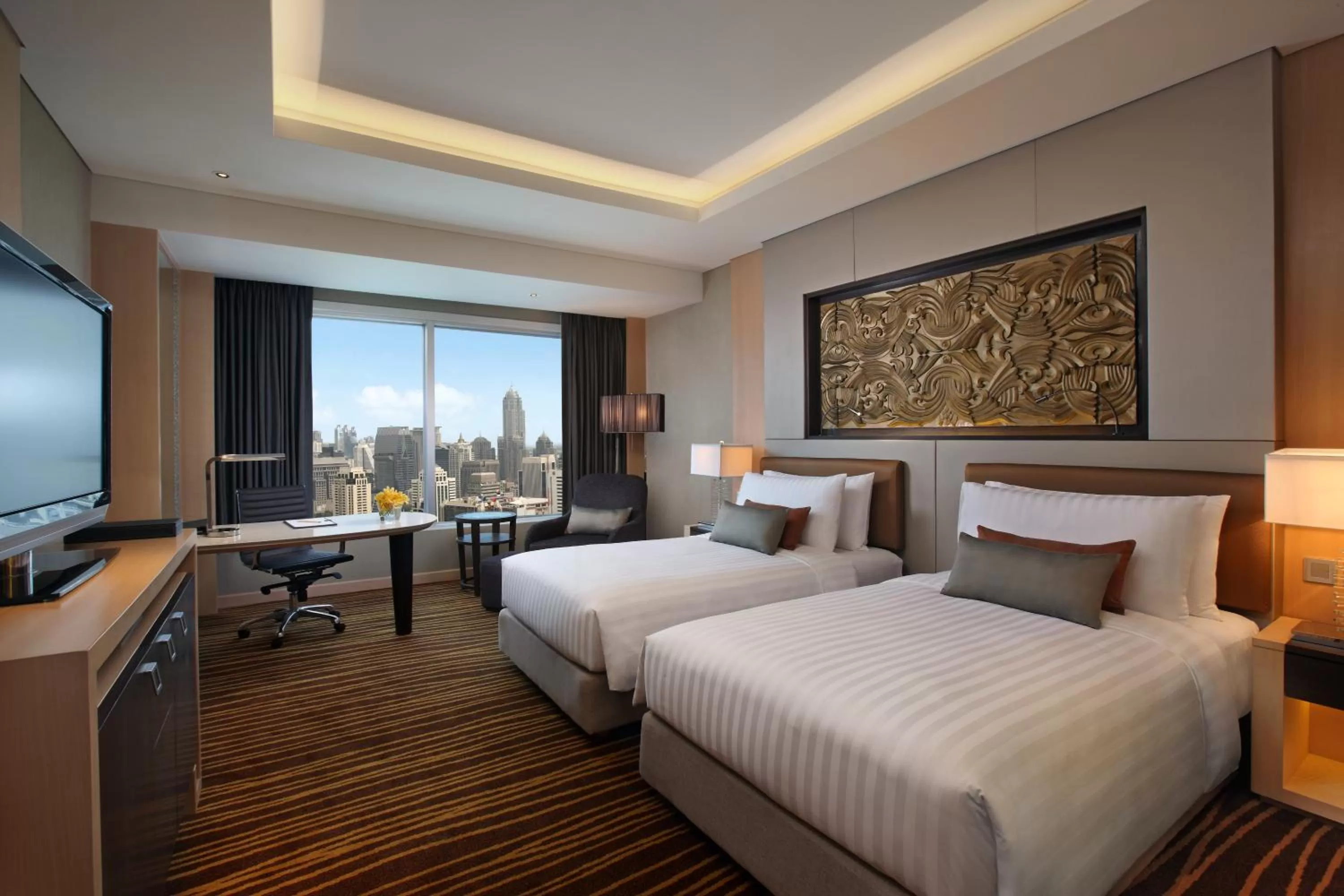 Grand Deluxe City View Twin in Amari Bangkok