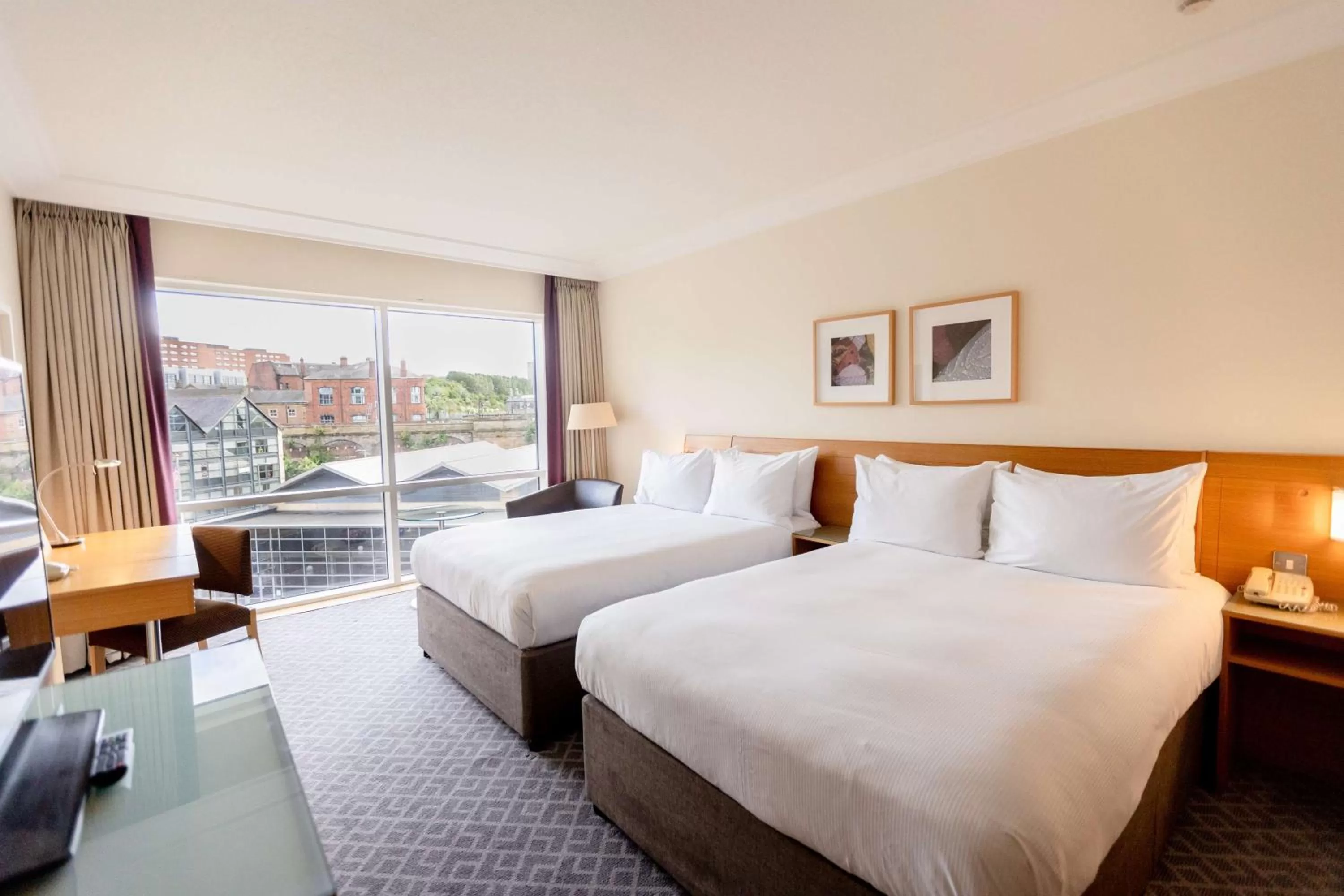 Double Double Bedded Room in Hilton Newcastle Gateshead