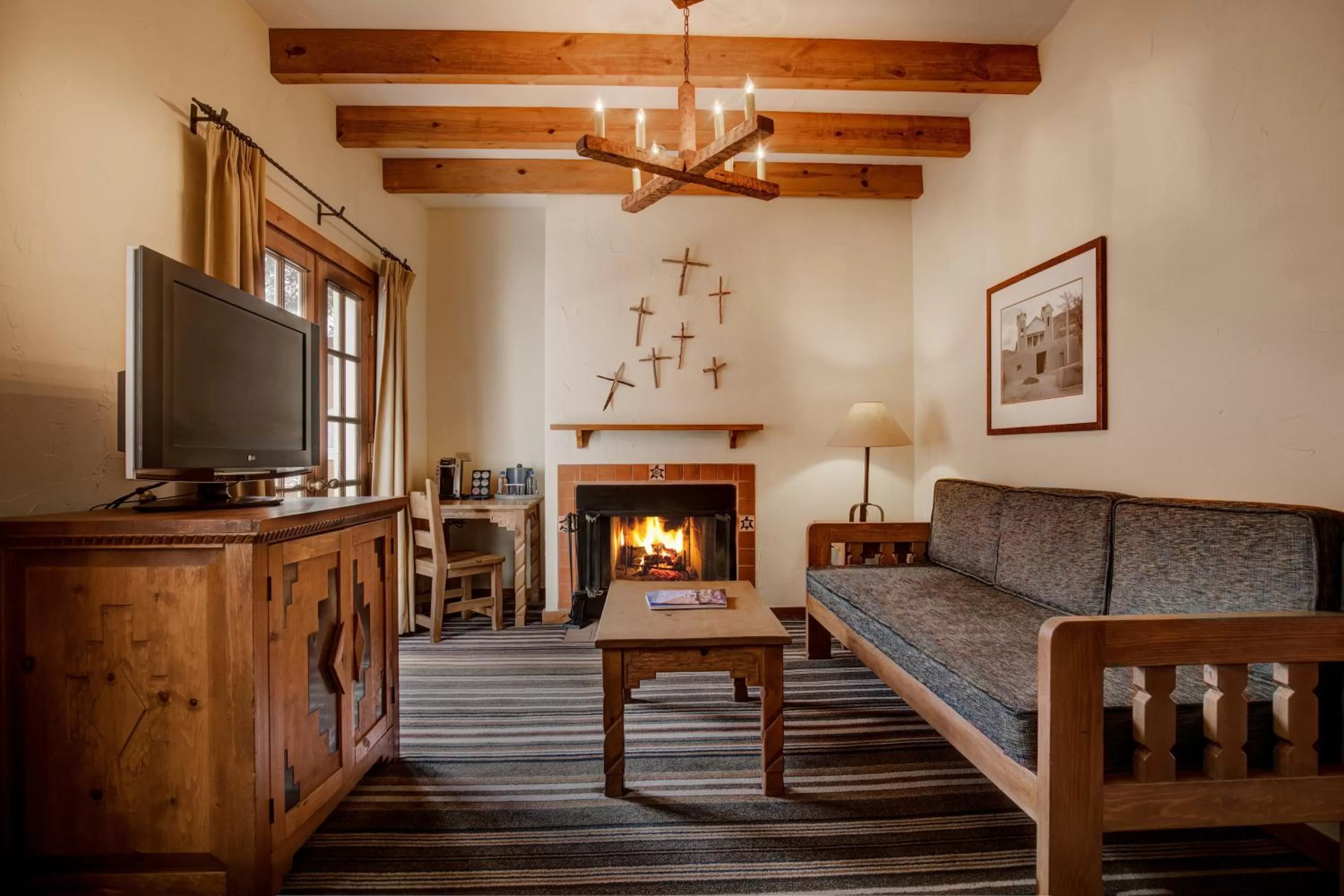 Deluxe King Suite with Balcony in Hotel Chimayo de Santa Fe