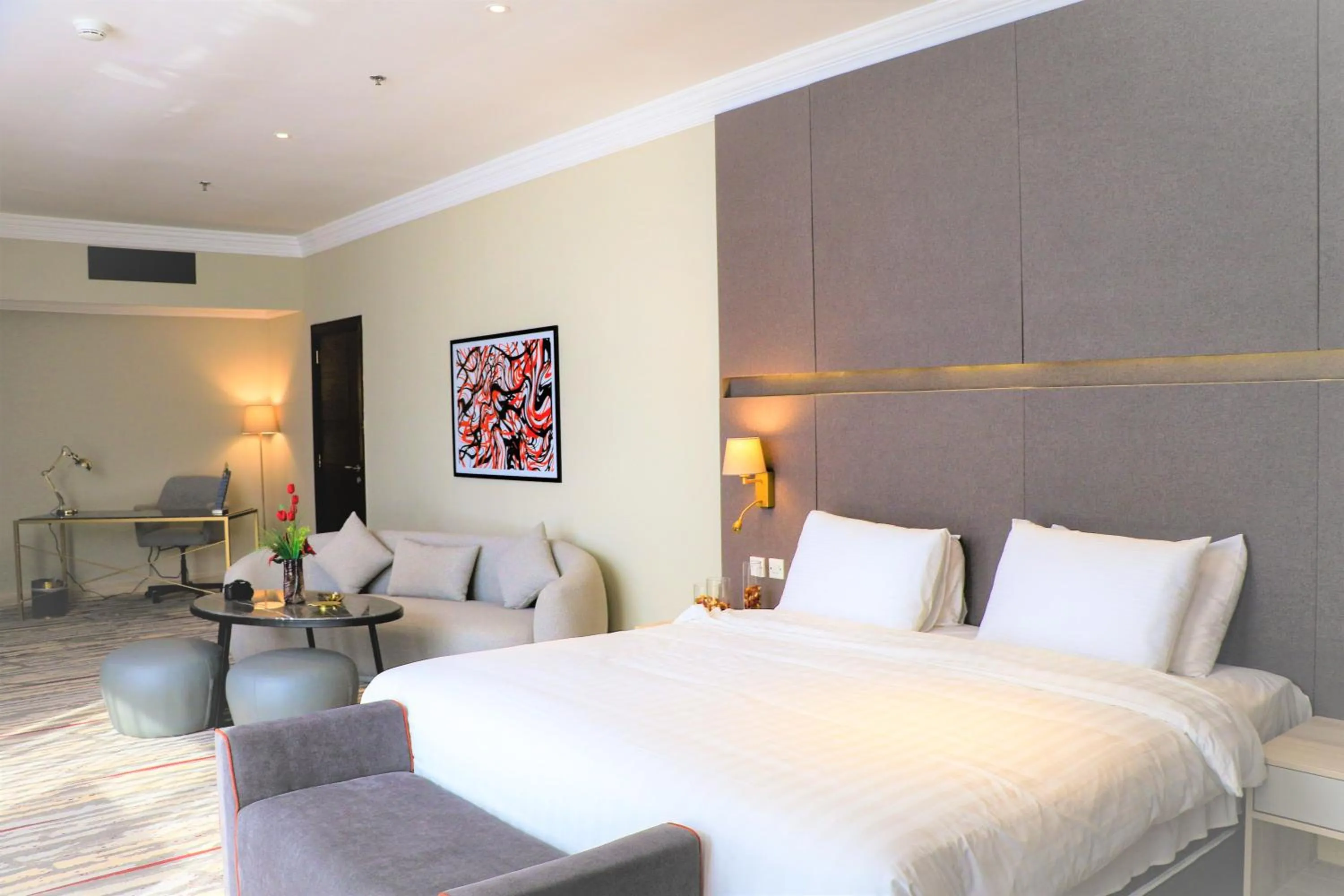 Classy King Room with City View - Smoking in Ramada by Wyndham Doha Old Town