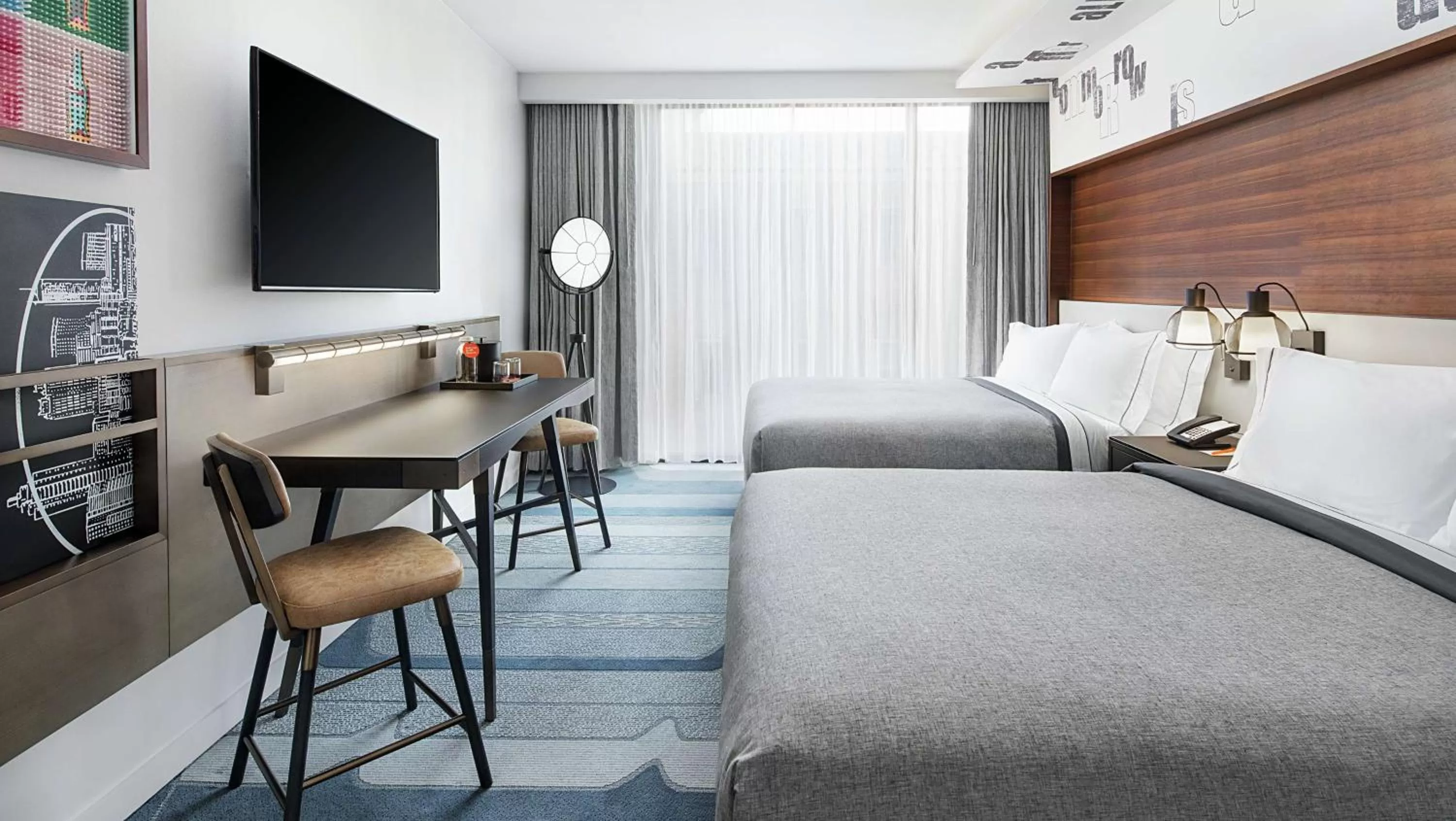 Queen Room with Two Queen Beds in Canopy By Hilton Atlanta Midtown