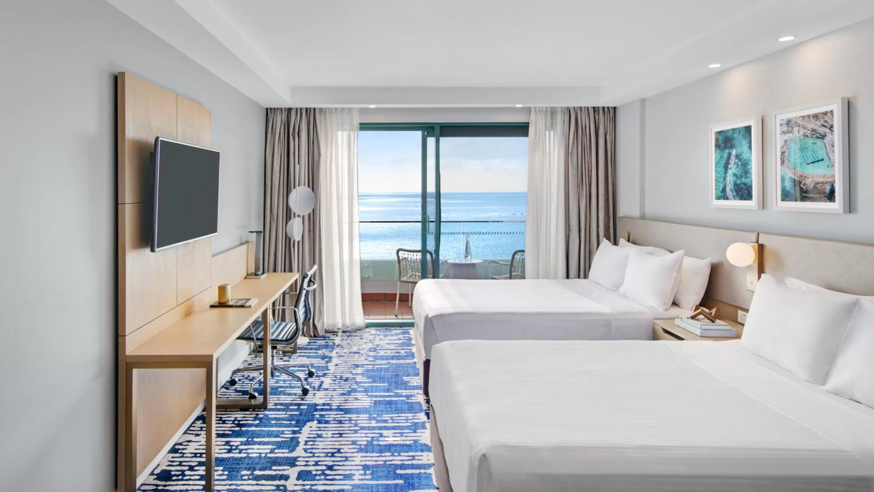 2 Double beds Premium Oceanfront in Crowne Plaza Sydney Coogee Beach by IHG