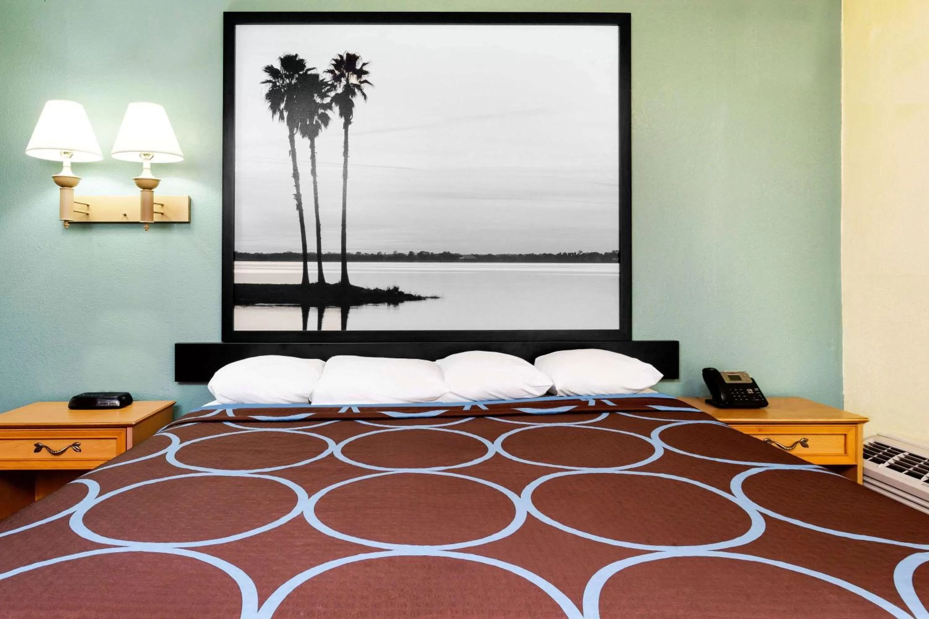 King Room with Roll-In Shower - Mobility/Hearing Accessible - Non-Smoking in Super 8 by Wyndham St. Augustine