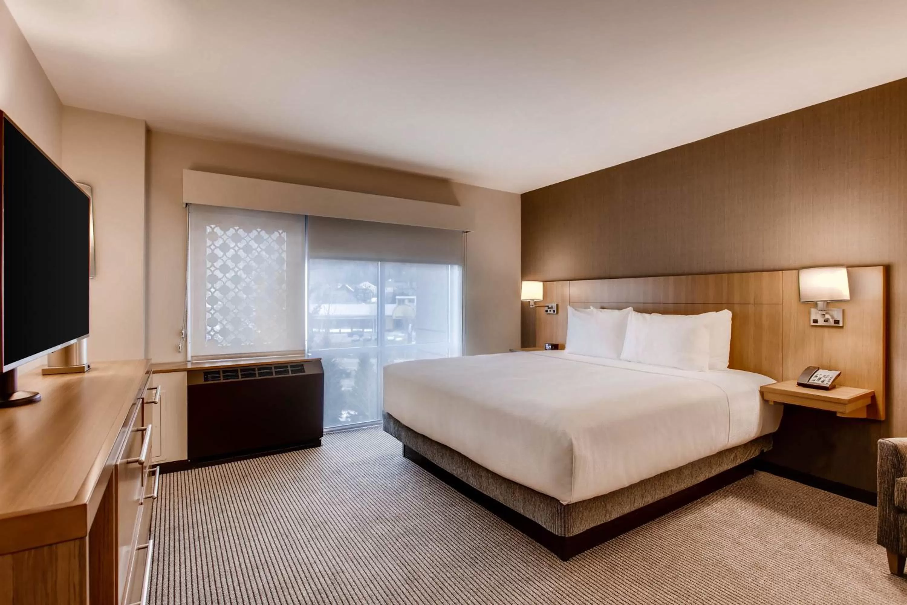 King Suite with Sofa Bed and Roll-In Shower - Disability Access in Hyatt Place Keystone - Dillon