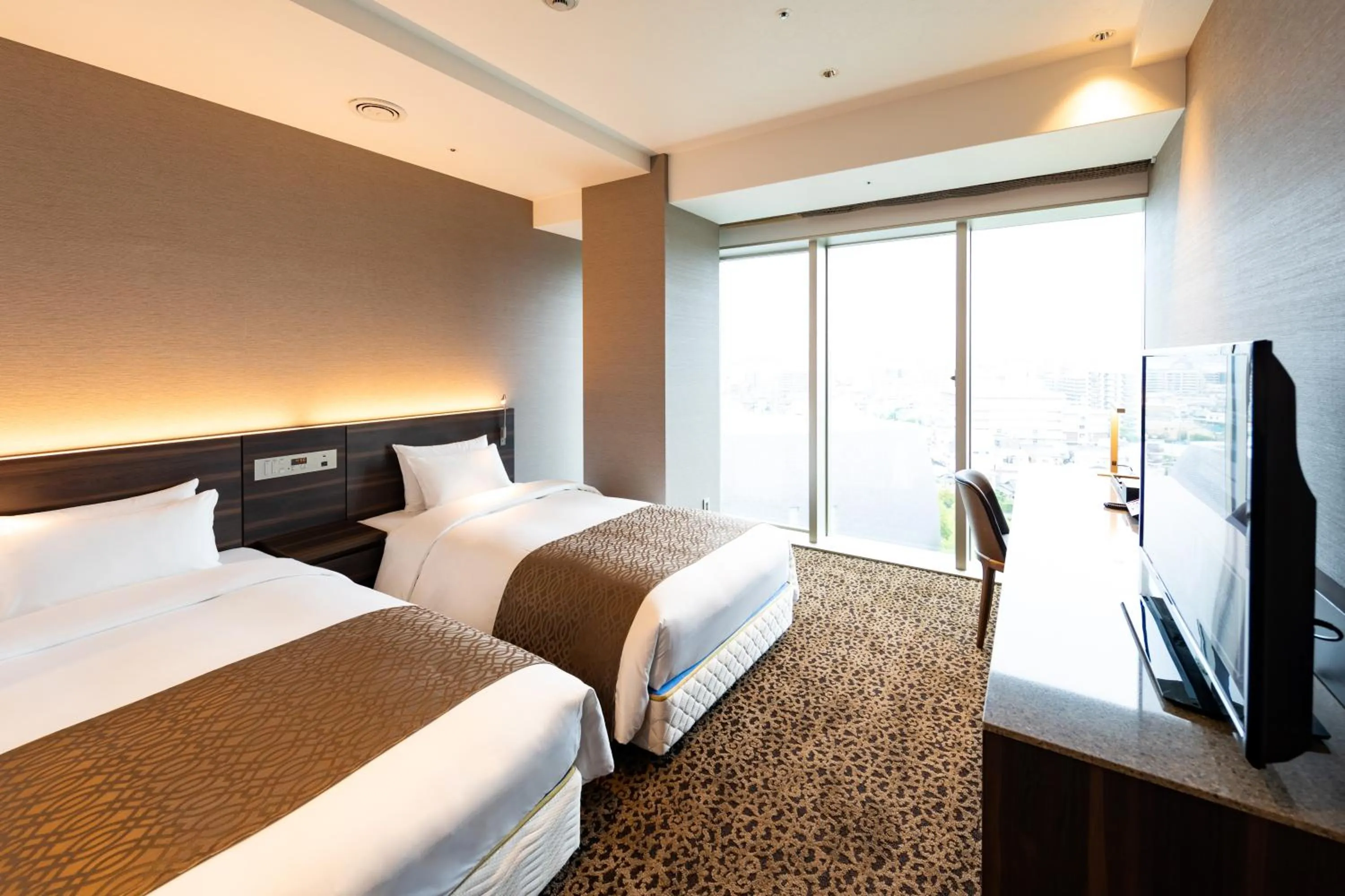 Twin Room with View - single occupancy in Piazza Hotel Nara