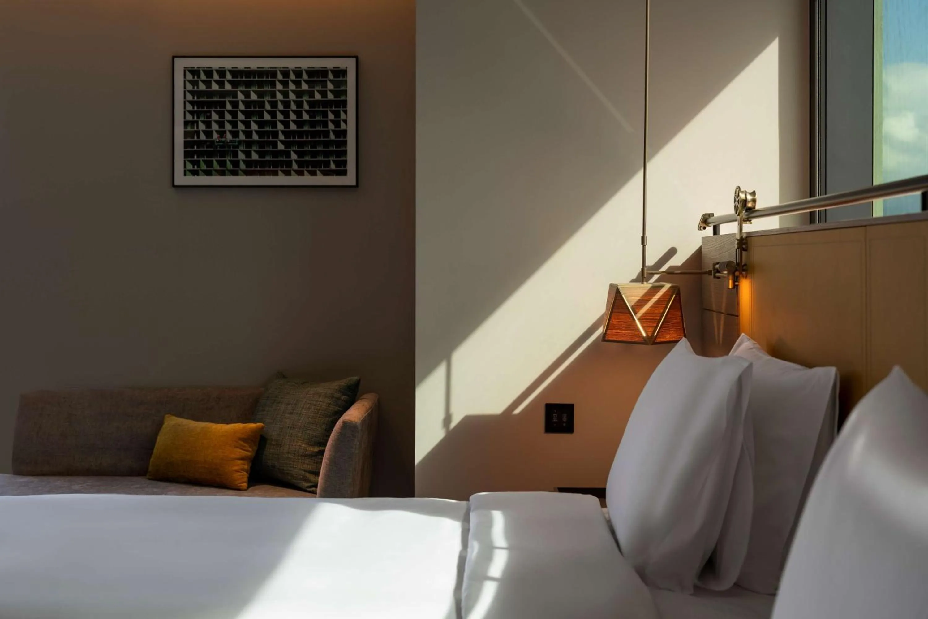 Corner Twin Room in Hotel Resonance Taipei, Tapestry Collection by Hilton