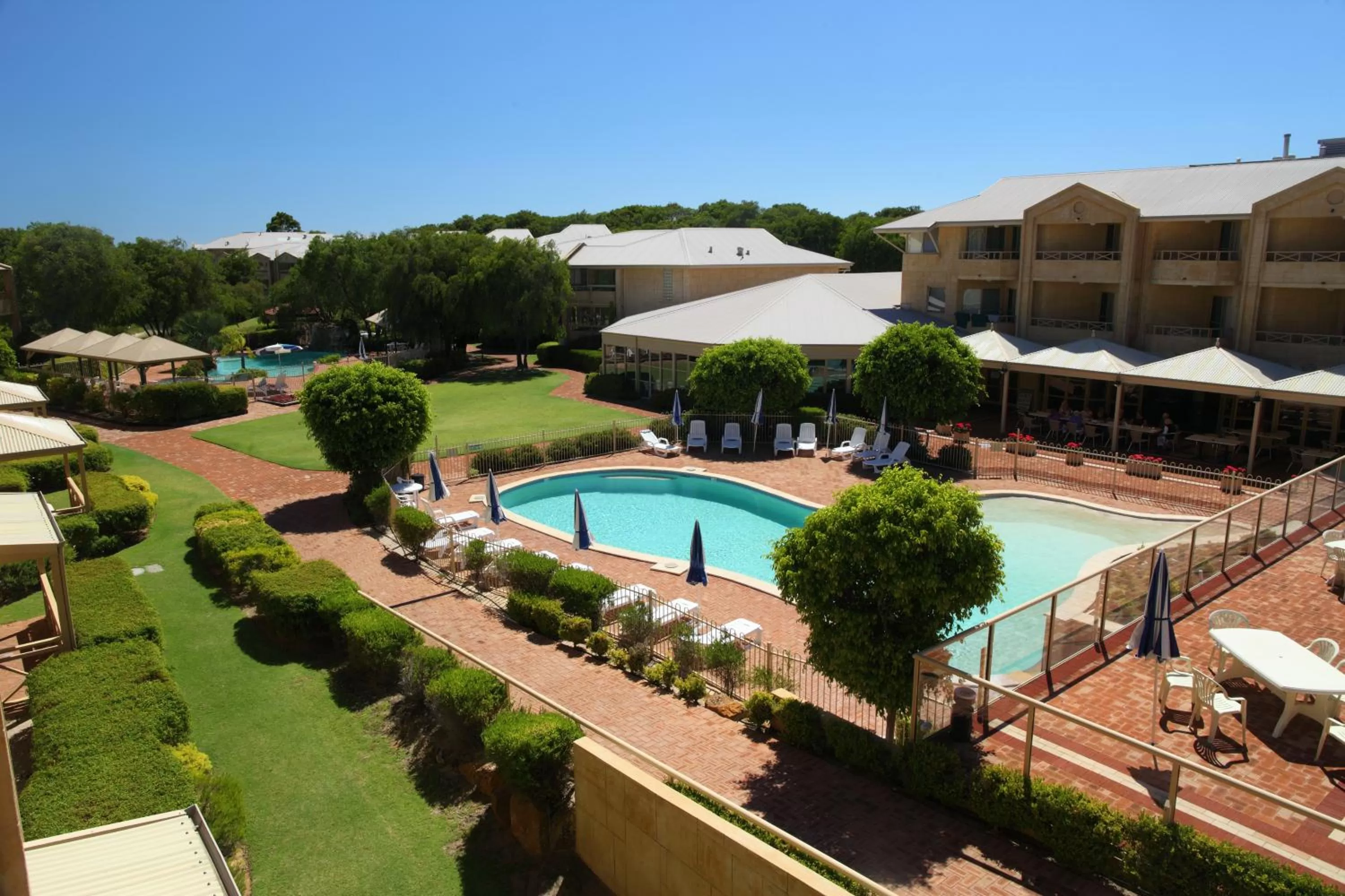 Swimming pool in Abbey Beach Resort