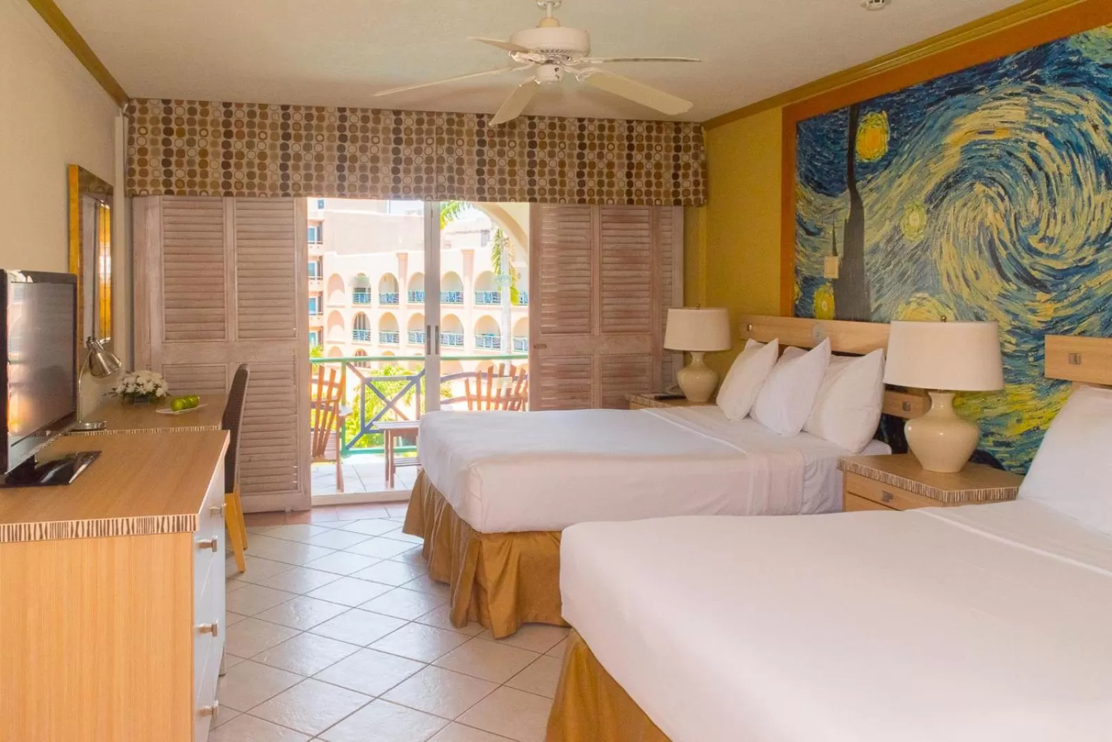 Pool View Room 2 Double Beds in Accra Beach Hotel & Spa