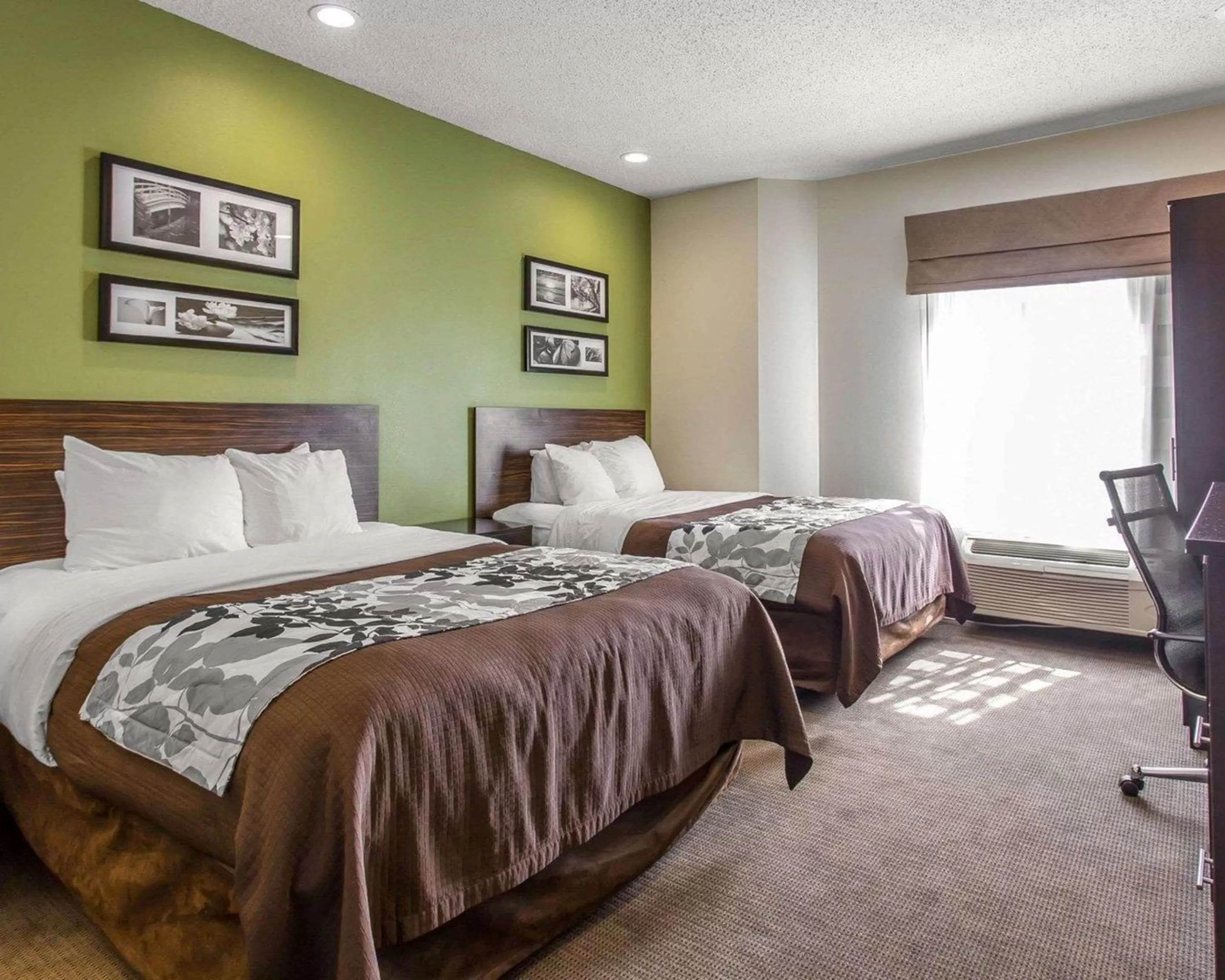 Queen Room with Two Queen Beds - Non-Smoking in Sleep Inn Columbia