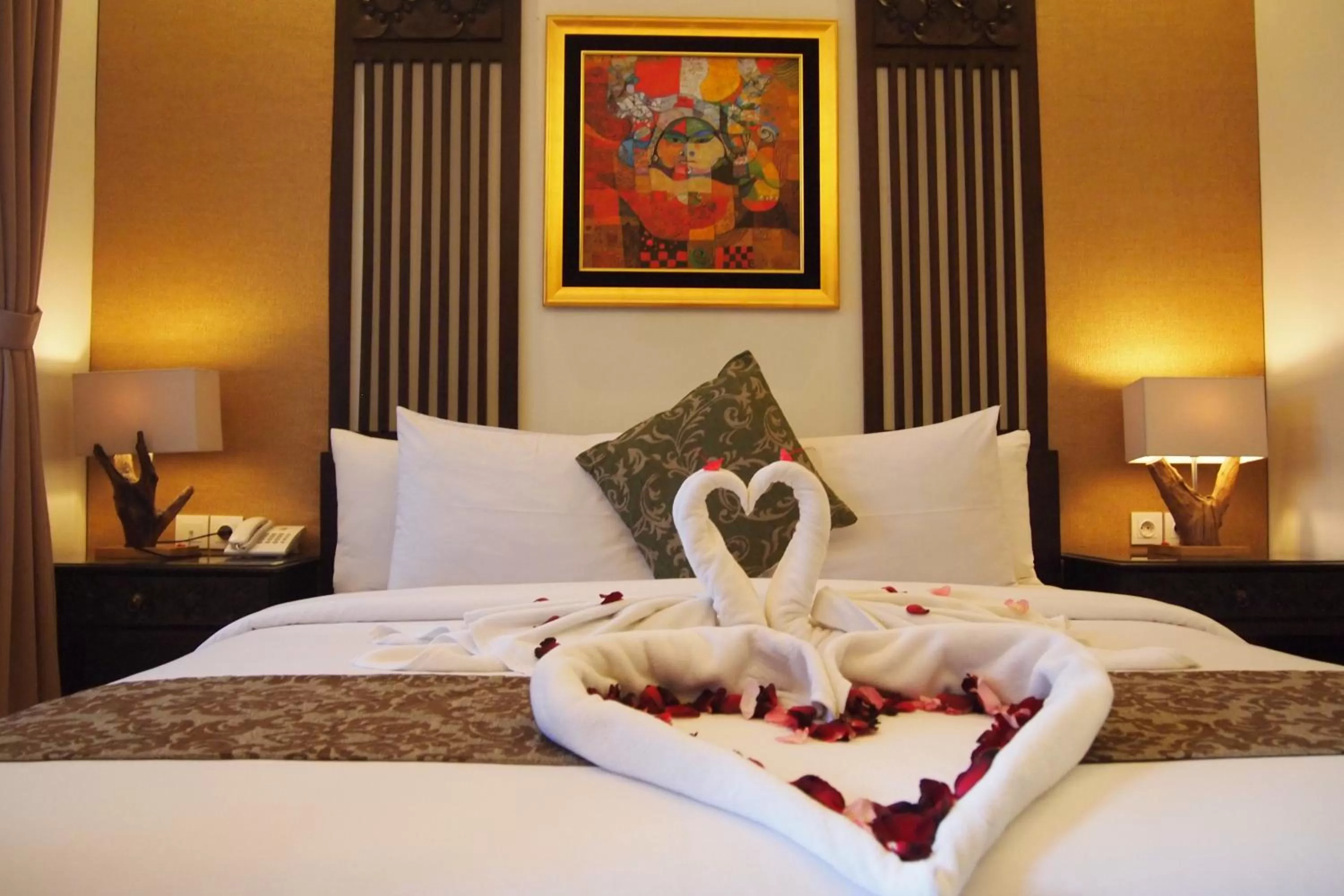 Deluxe Double with Garden View in Yulia Village Inn Ubud