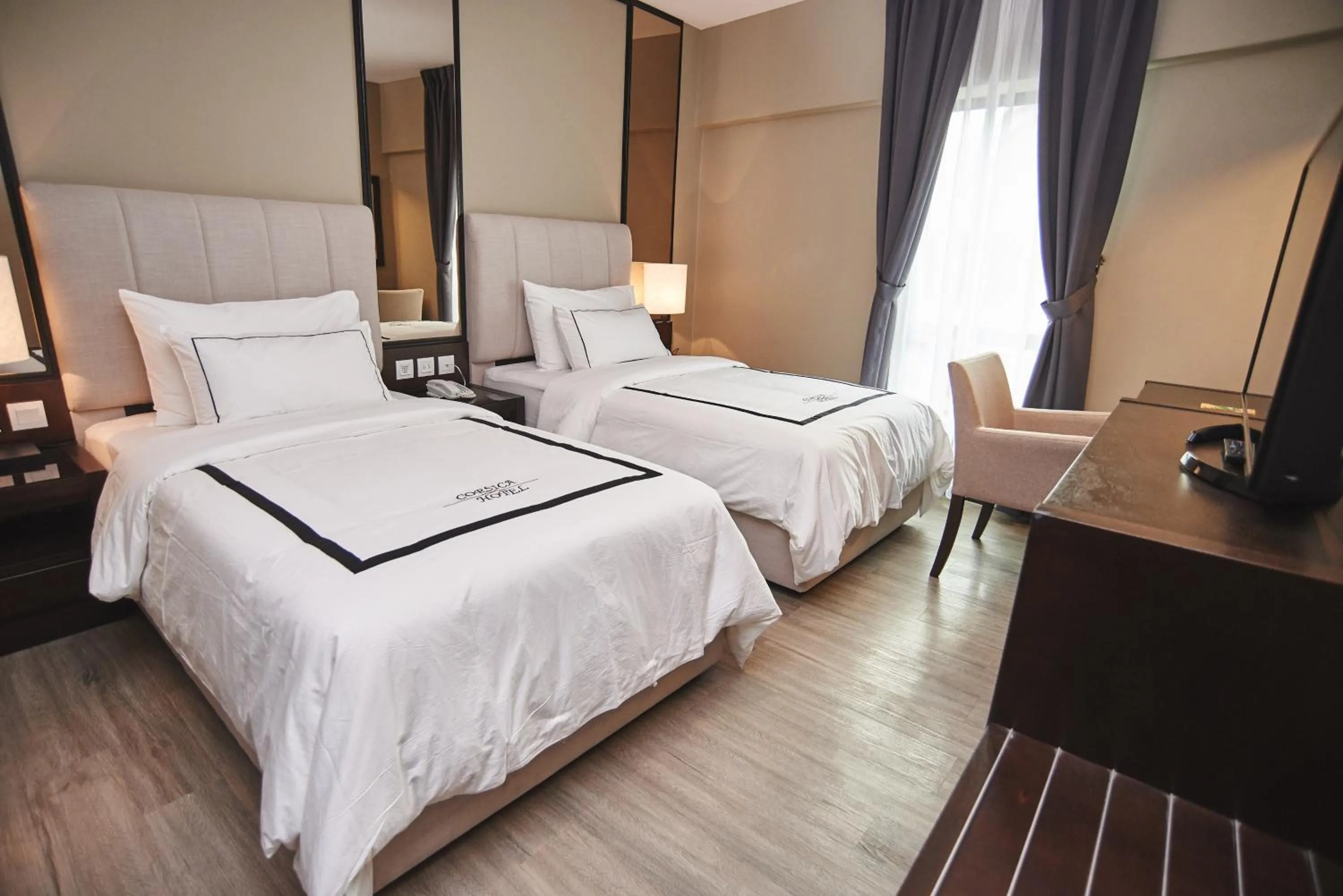 Superior Twin Room in Corsica Hotel