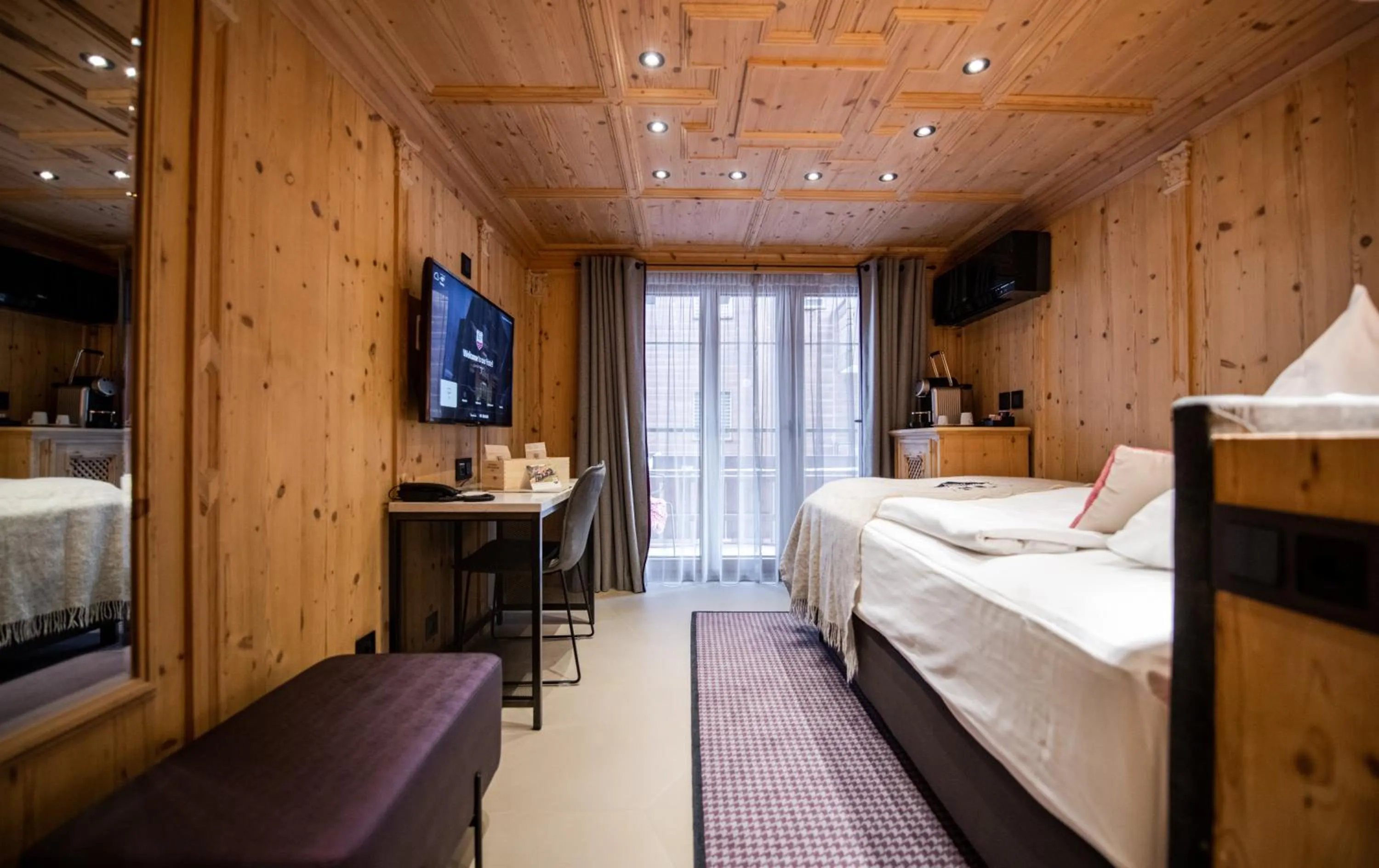 Single Room Chalet Style in Tradition Julen Hotel