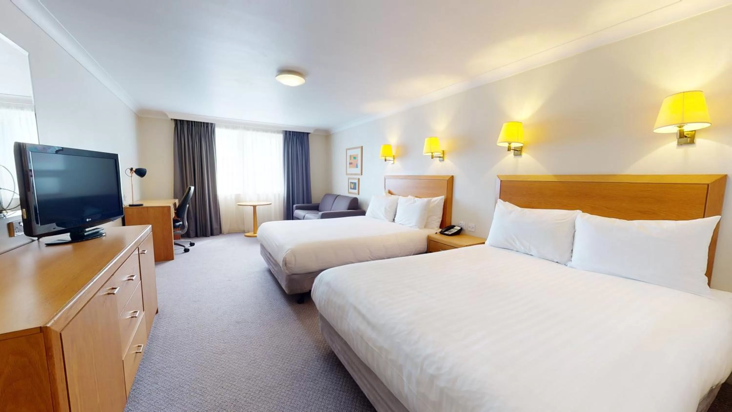 Room with Two Double Beds and Sofa Bed - Non-Smoking in Holiday Inn Basildon, an IHG Hotel