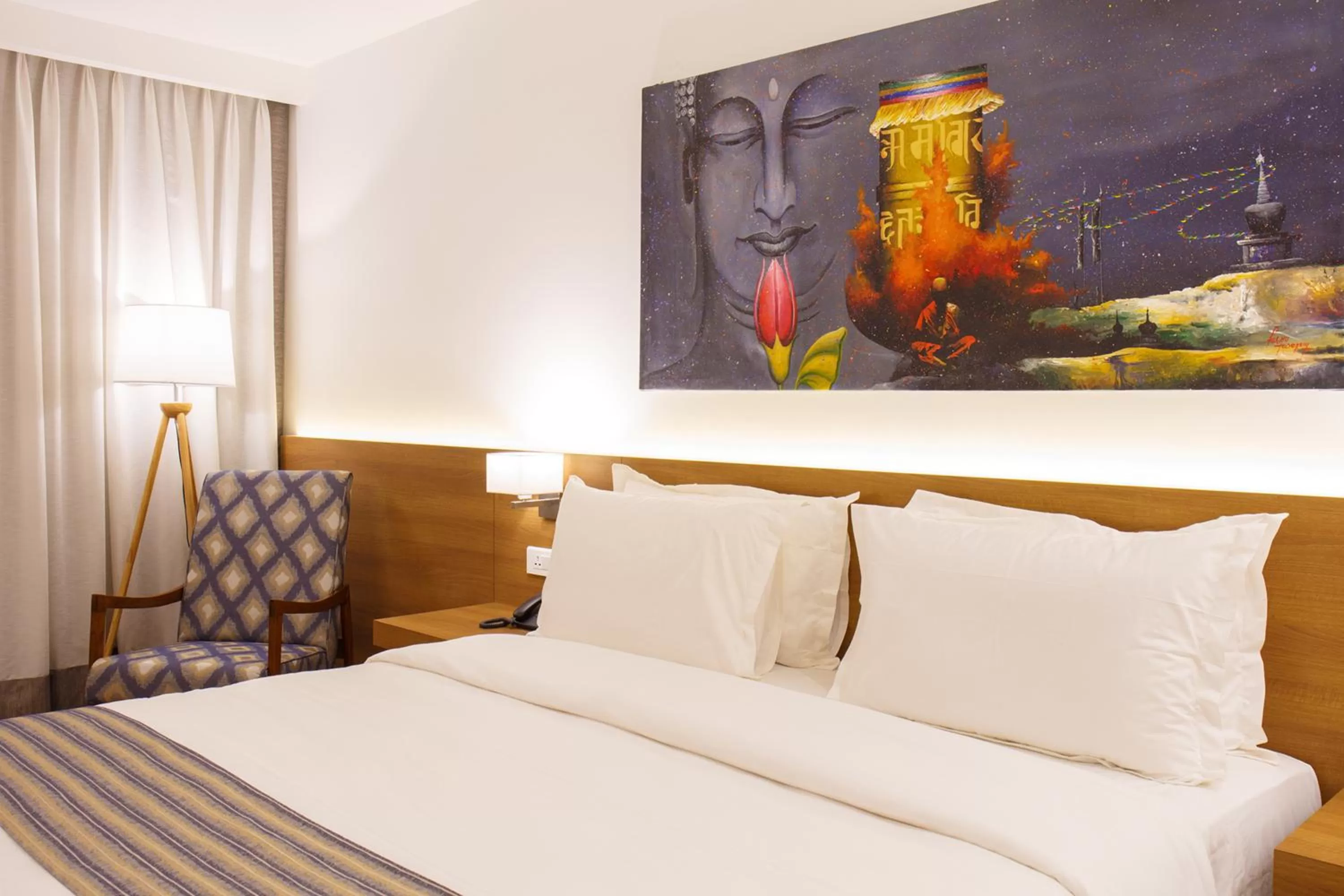 Deluxe Room - Free Airport Drop, 10% off on our selected Restaurants, Early Check-In and Late Check-Out by 2 hrs in Hotel Ambassador by ACE Hotels